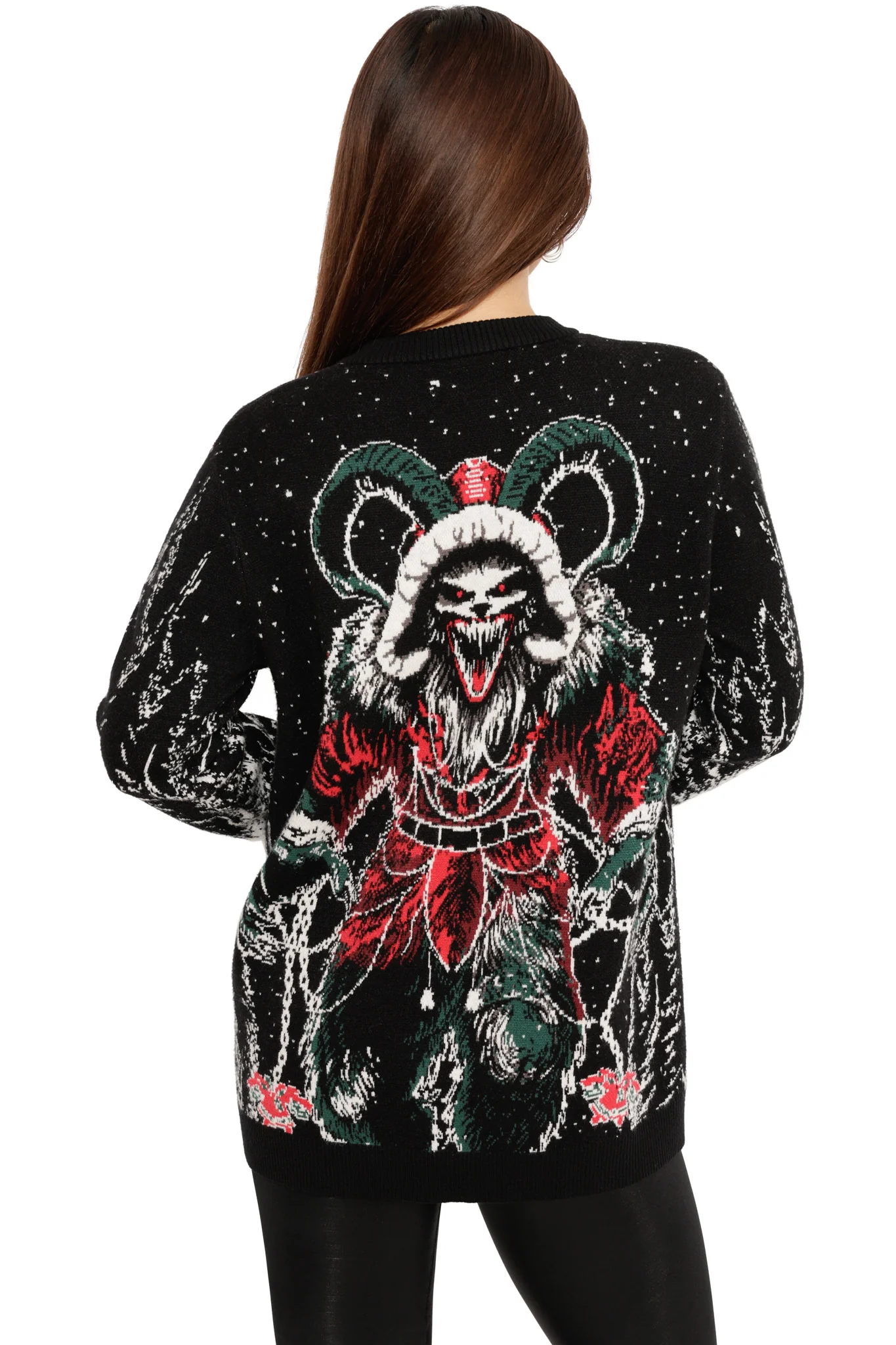 Krampus Oversized Knit Sweater - Image 3