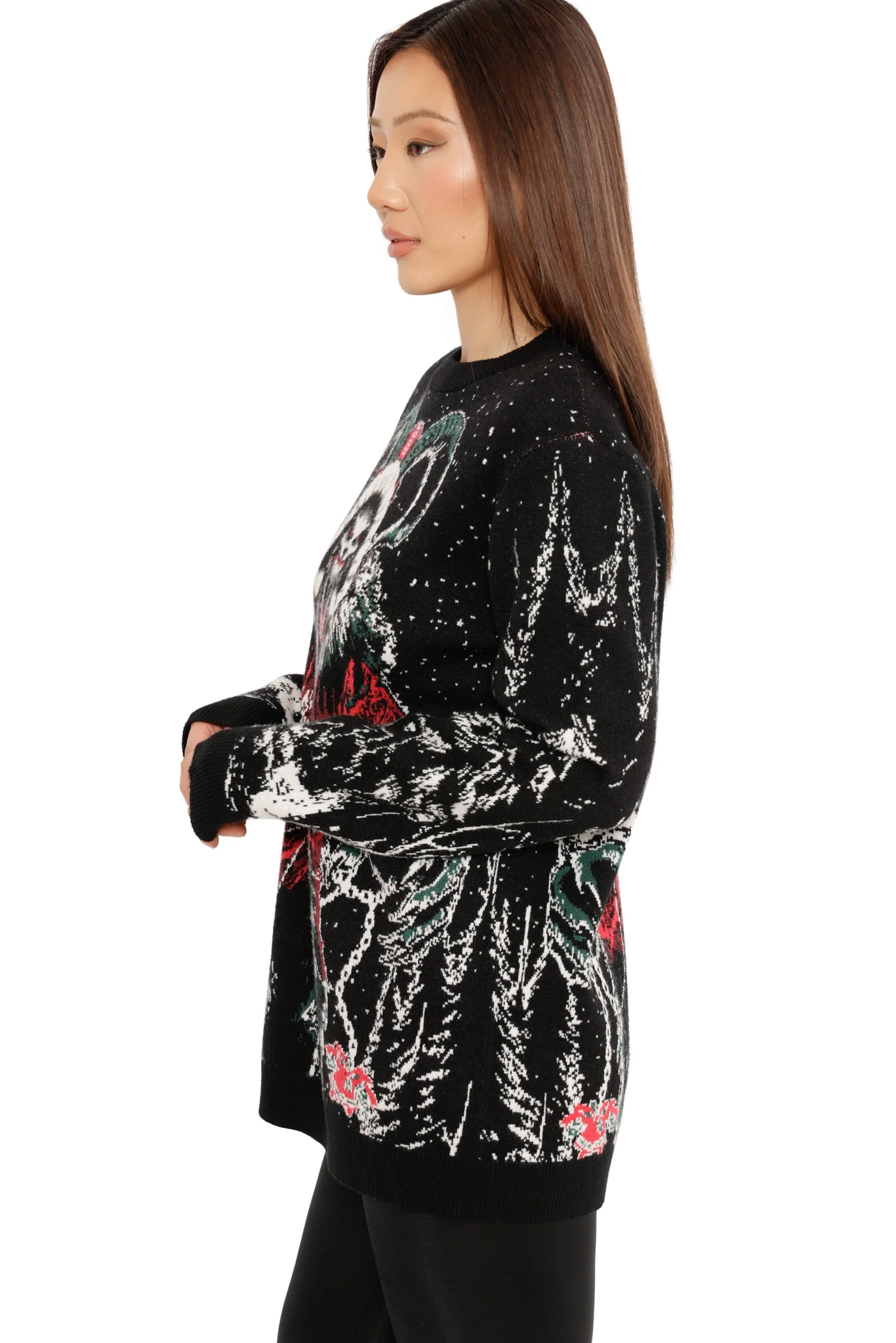 Krampus Oversized Knit Sweater - Image 5