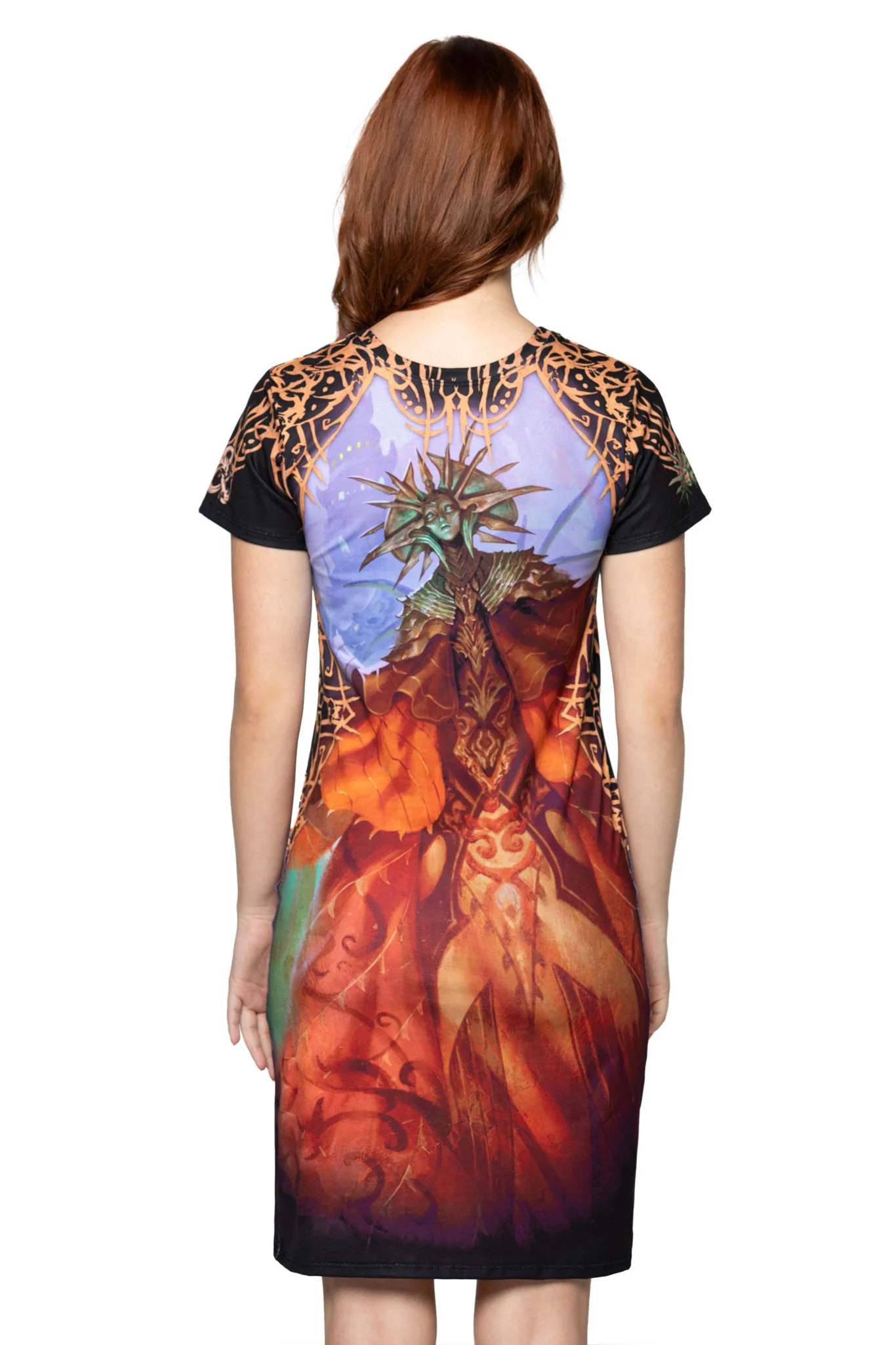 Lady of Pain Reversible Longline Tee Dress - Image 2