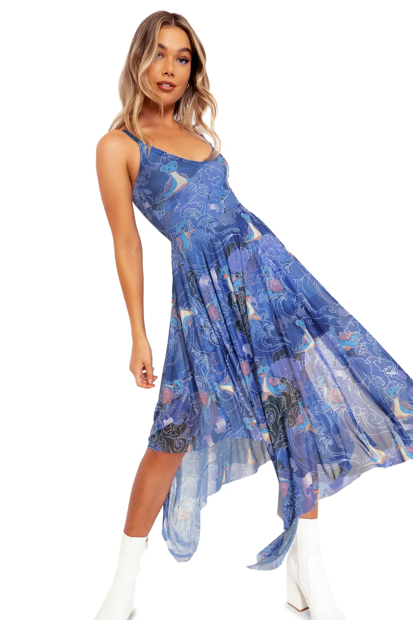 Lapras Waves Handkerchief Dress - Image 9