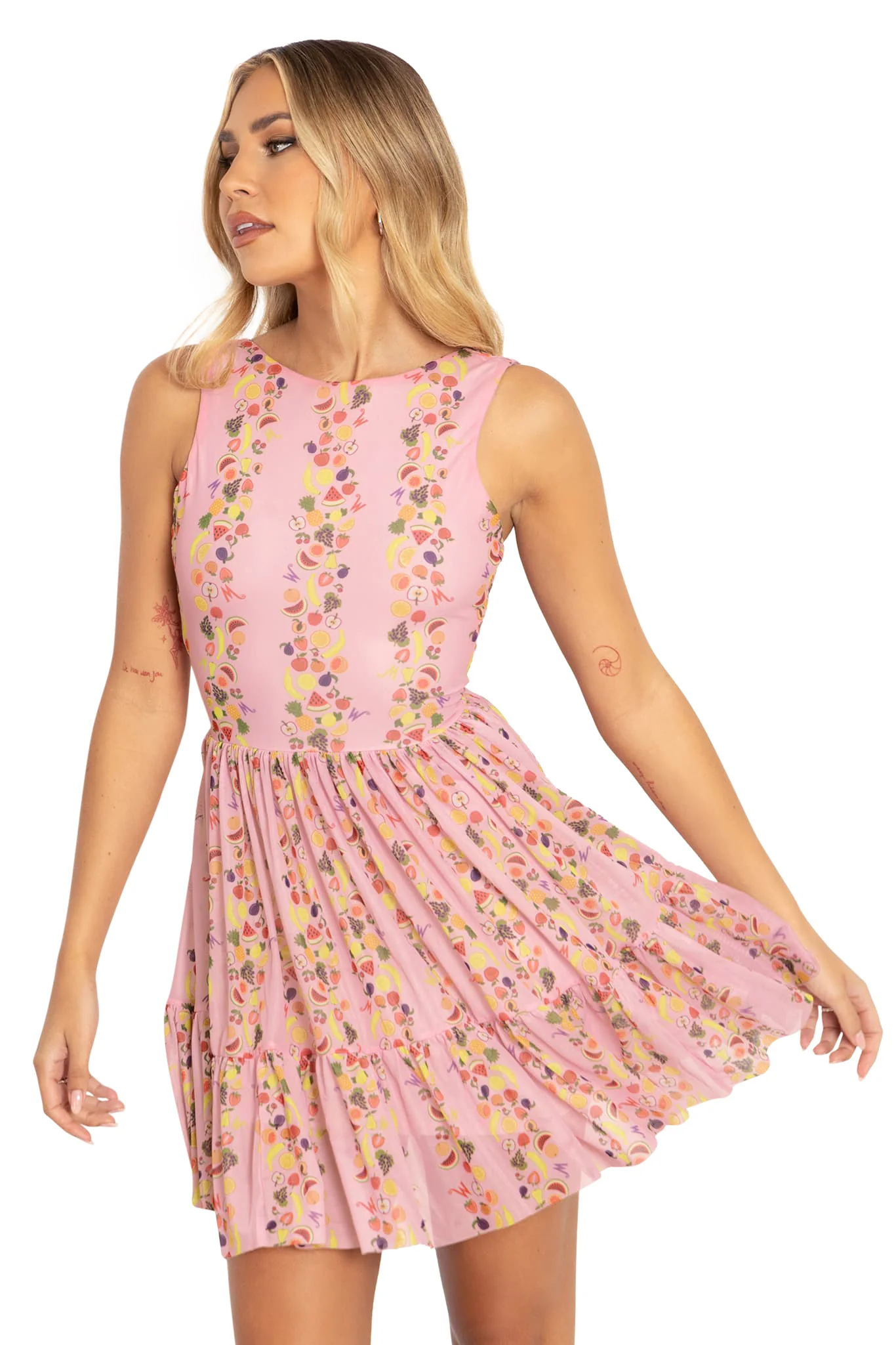 Lickable Wallpaper Bow Back Dress - Image 5