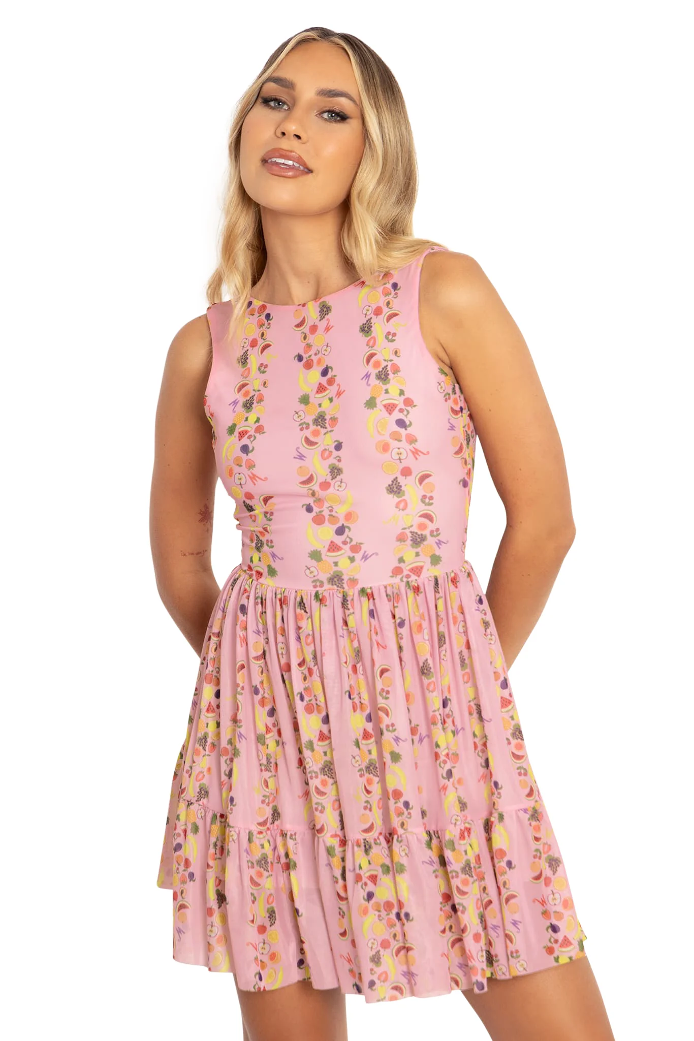 Lickable Wallpaper Bow Back Dress - Image 6
