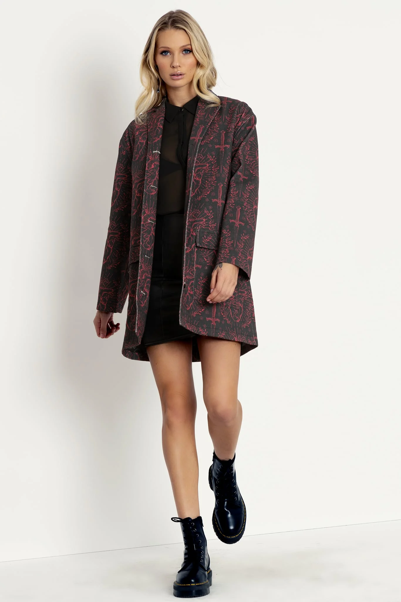 Like A Dagger To My Heart Duster Coat - Image 2