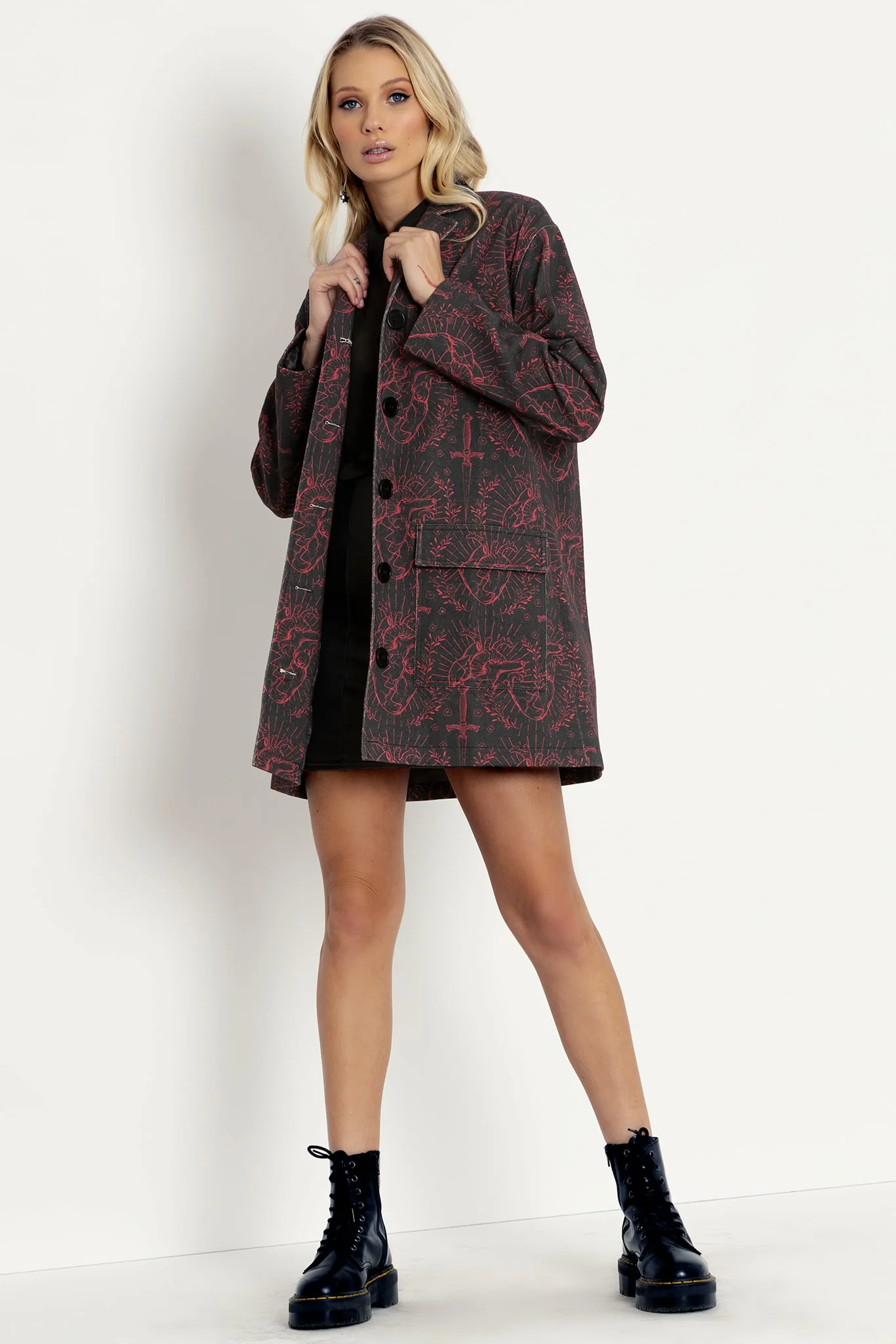 Like A Dagger To My Heart Duster Coat - Image 5