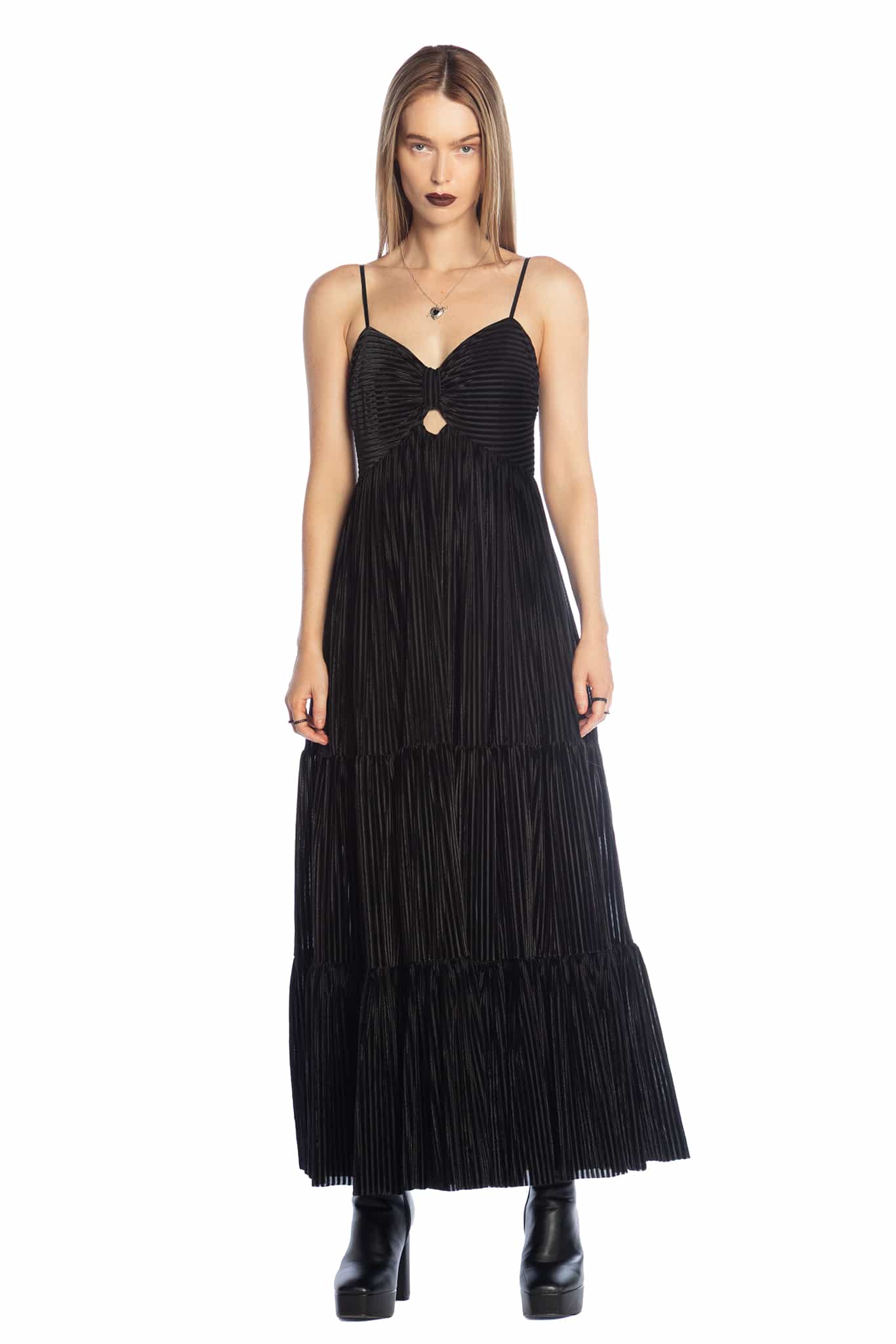 Liminality Ruched Sweetheart Dress - Image 7