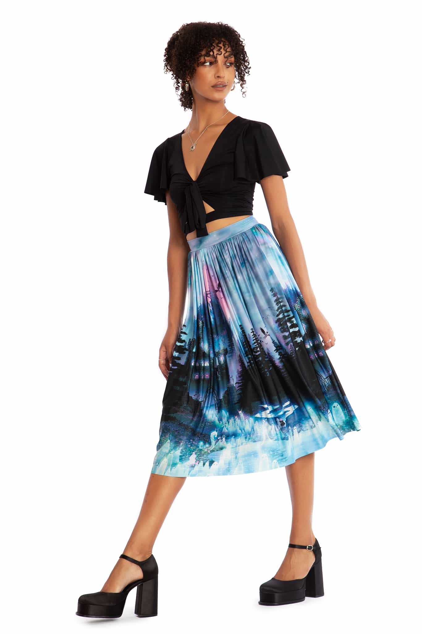 Looming Castle Slinky Pocket Skirt - Image 6