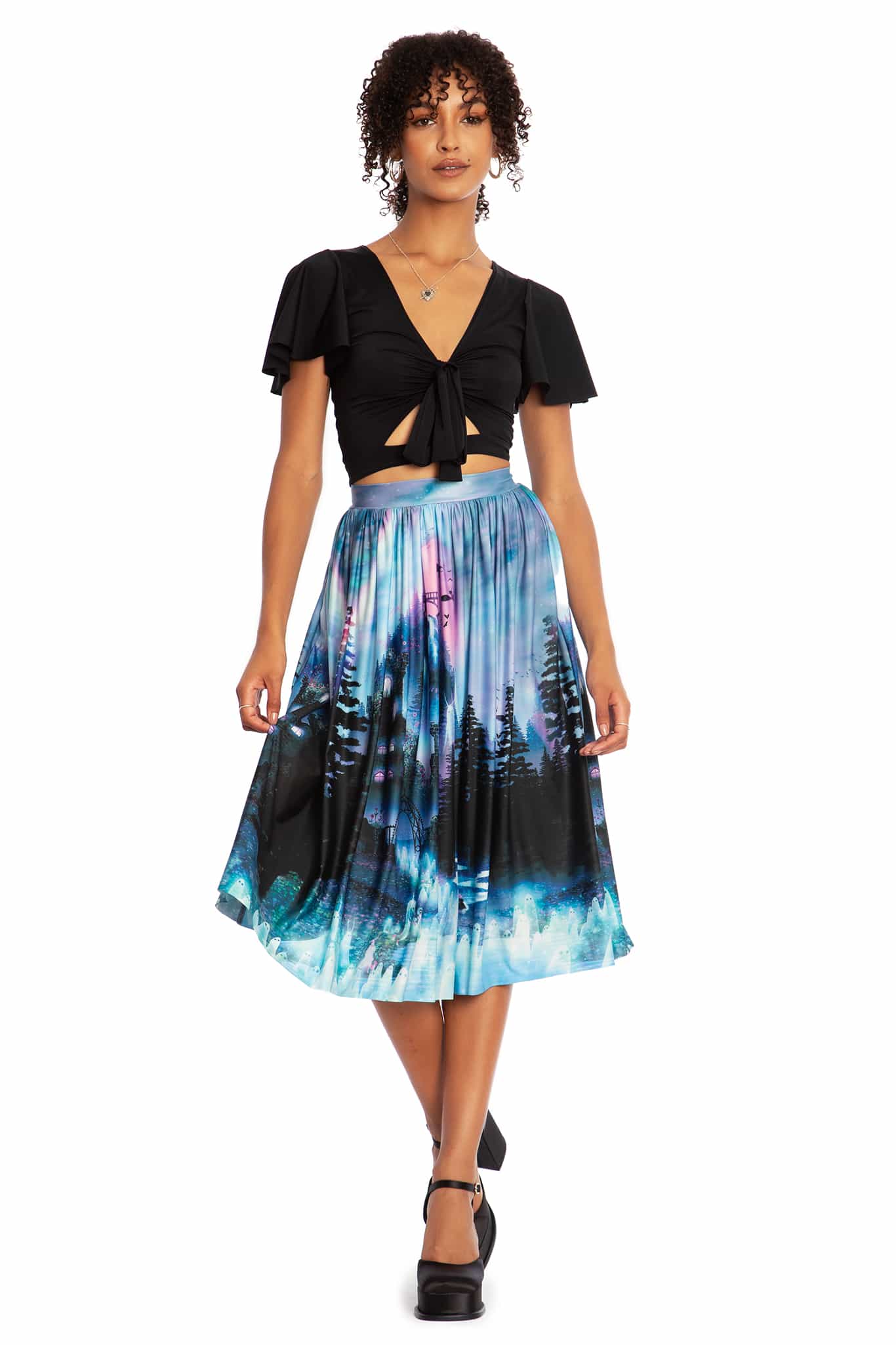 Looming Castle Slinky Pocket Skirt - Image 7