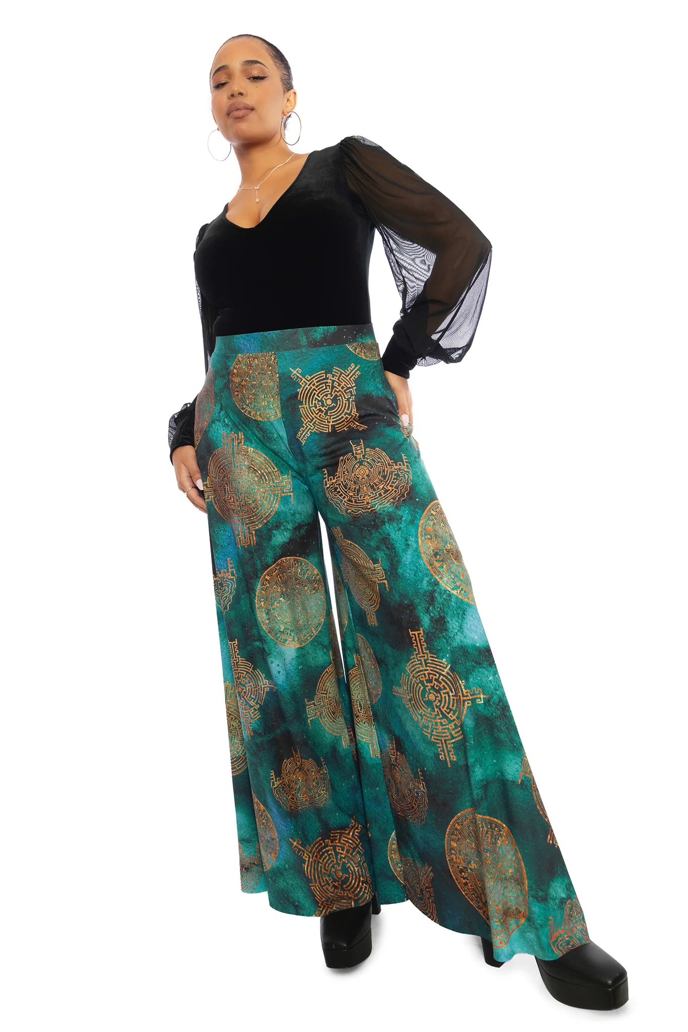 Lost Atlantis Palazzo Pants - Image 8
