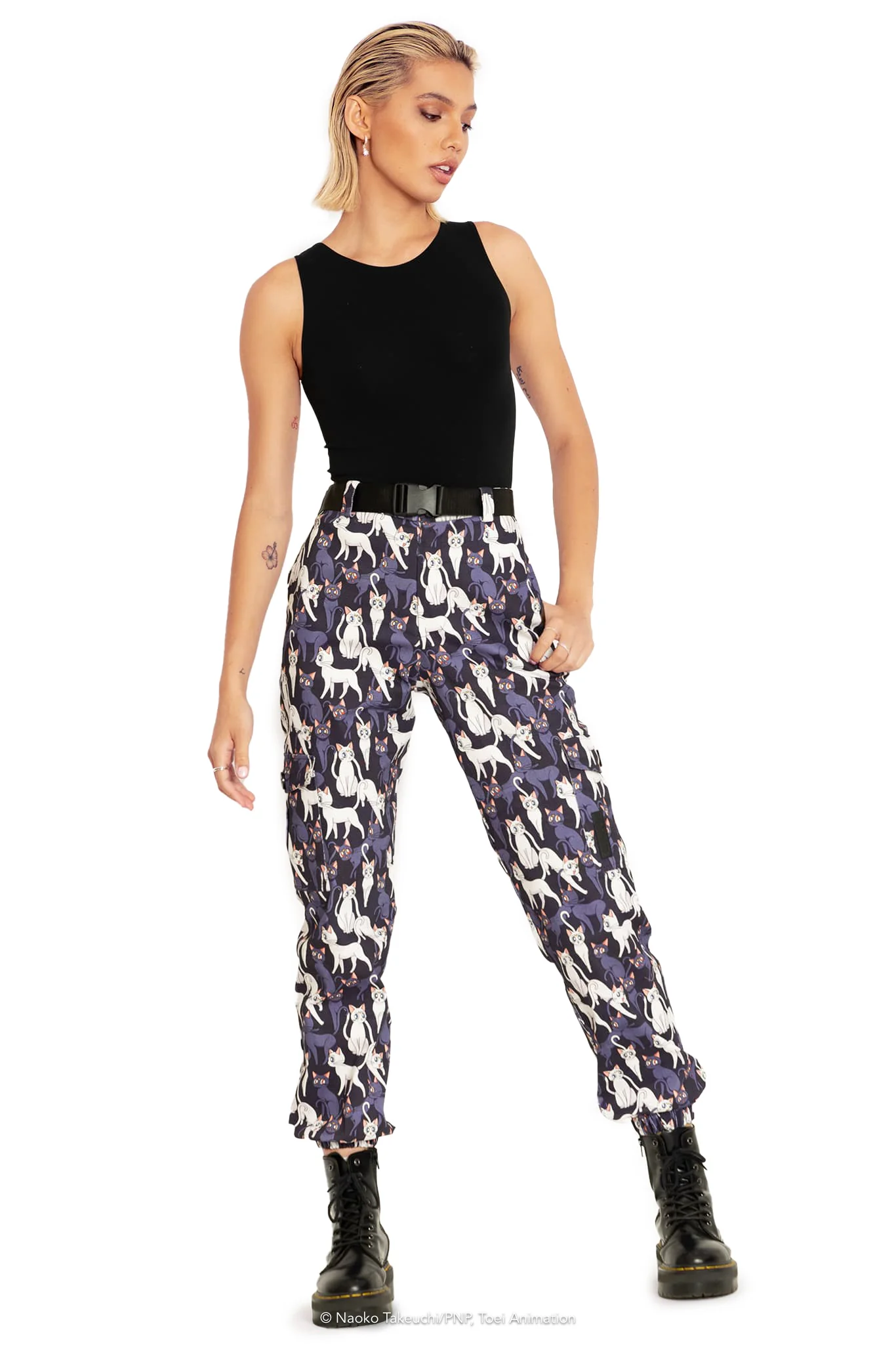 Luna And Artemis Collage Cargo Pants
