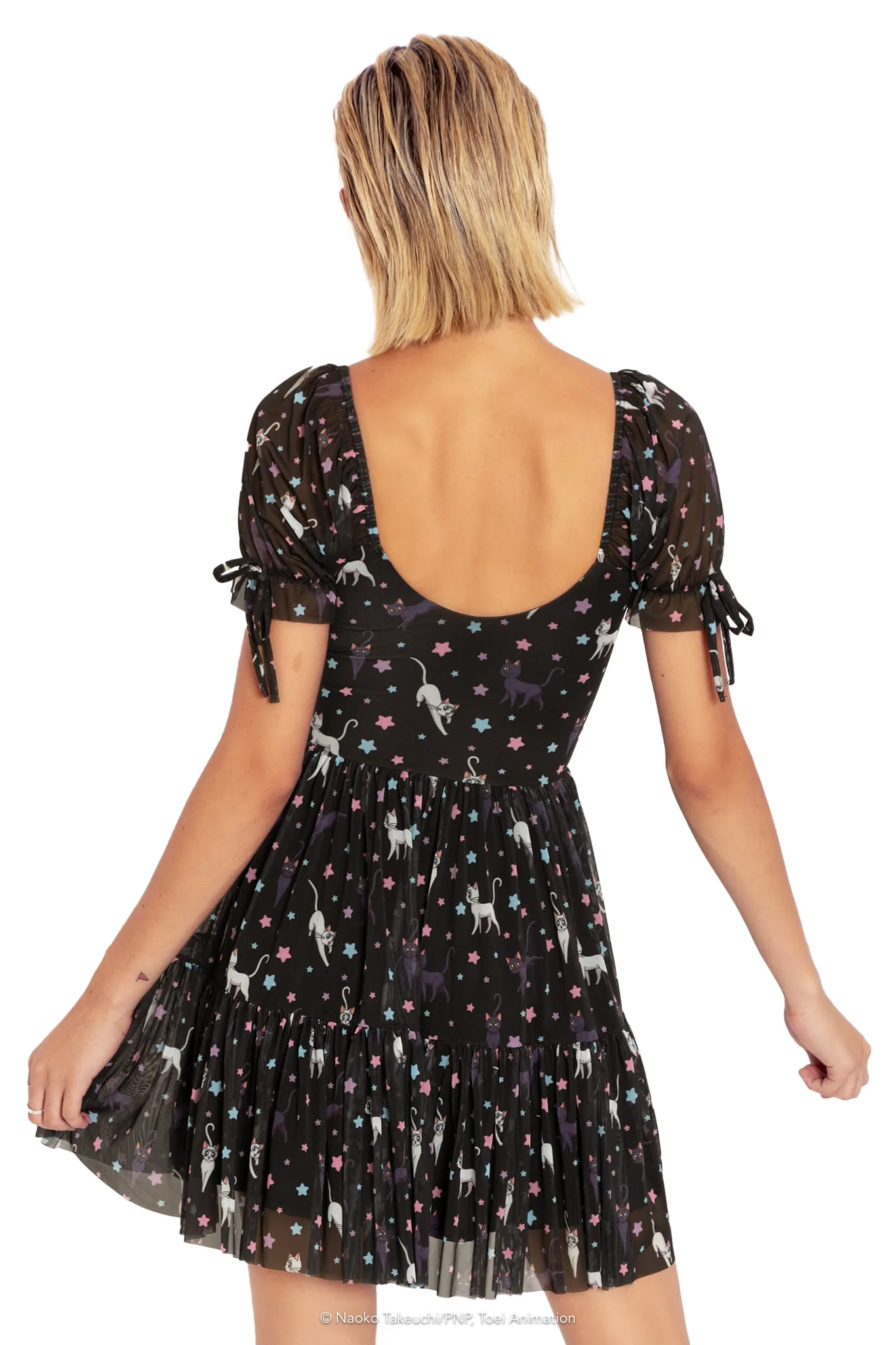 Luna And Artemis Constellation Short Tea Party Dress - Image 2