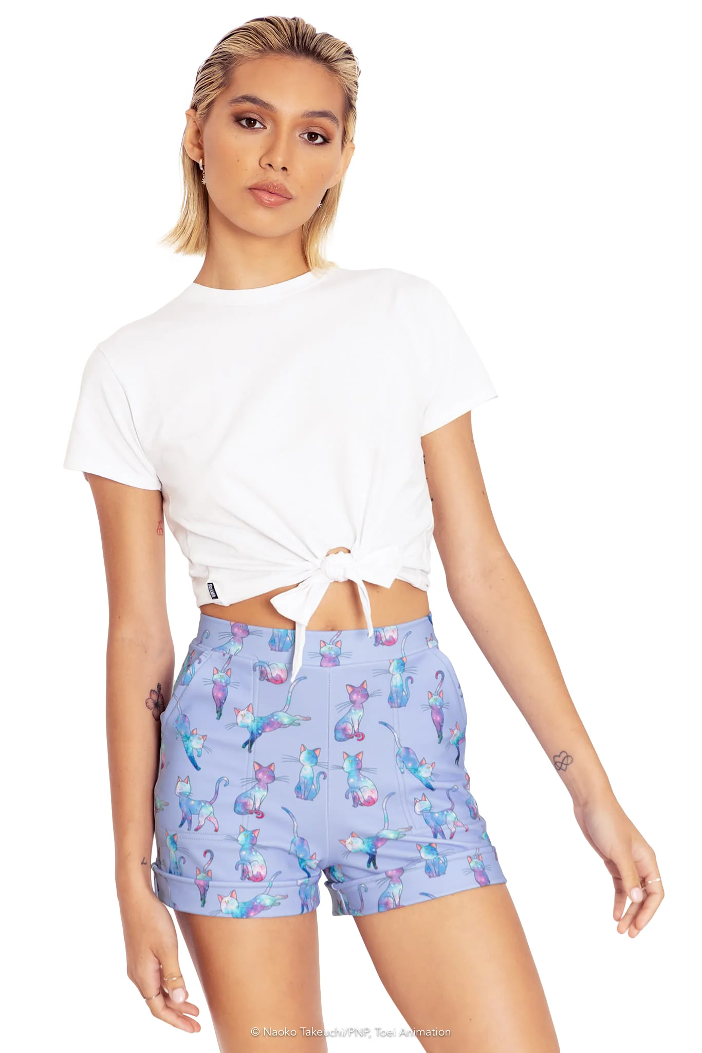 Luna Galaxy Cuffed Shorts