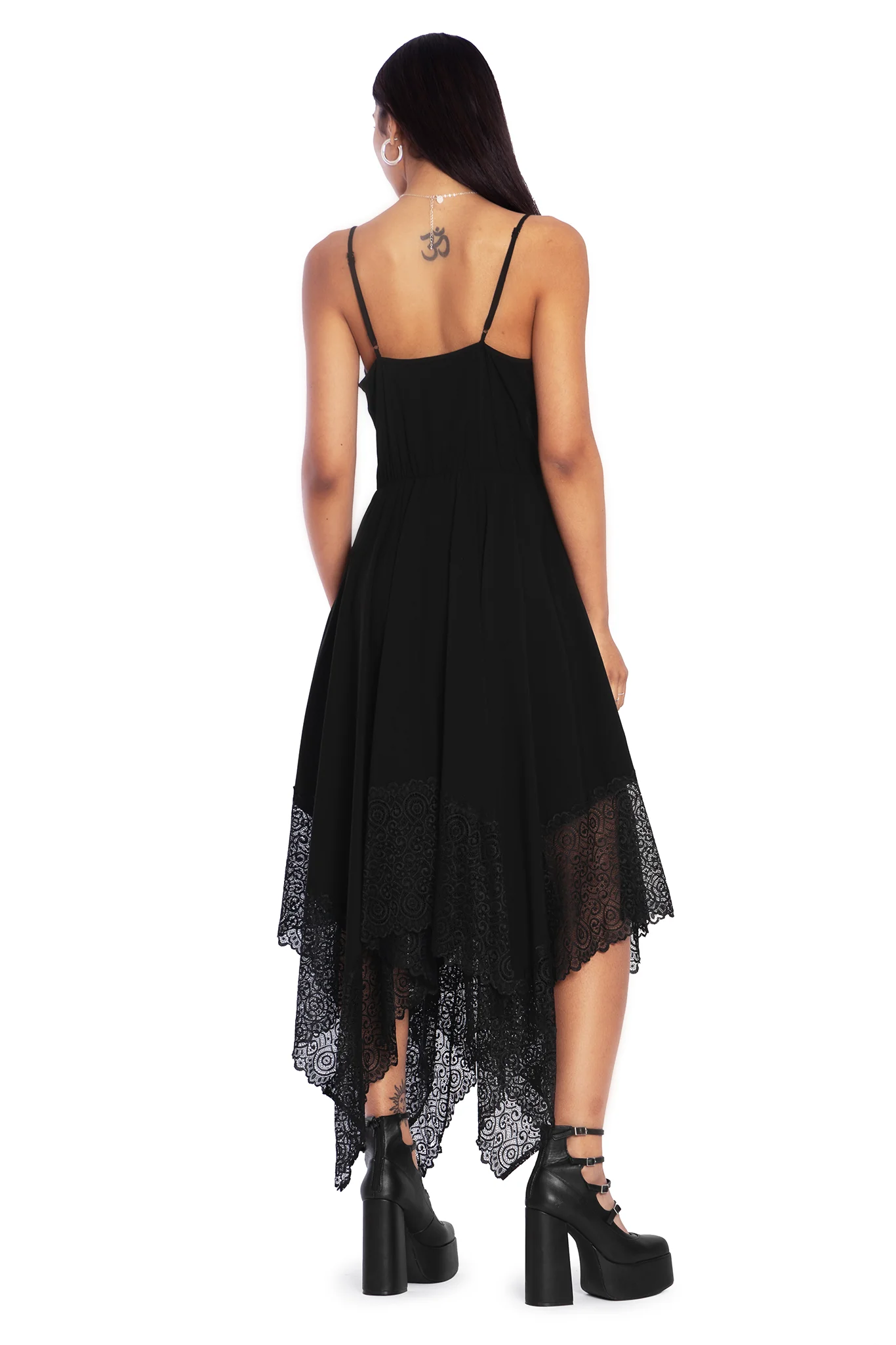 Mage Lace Handkerchief Midaxi Dress - Image 2