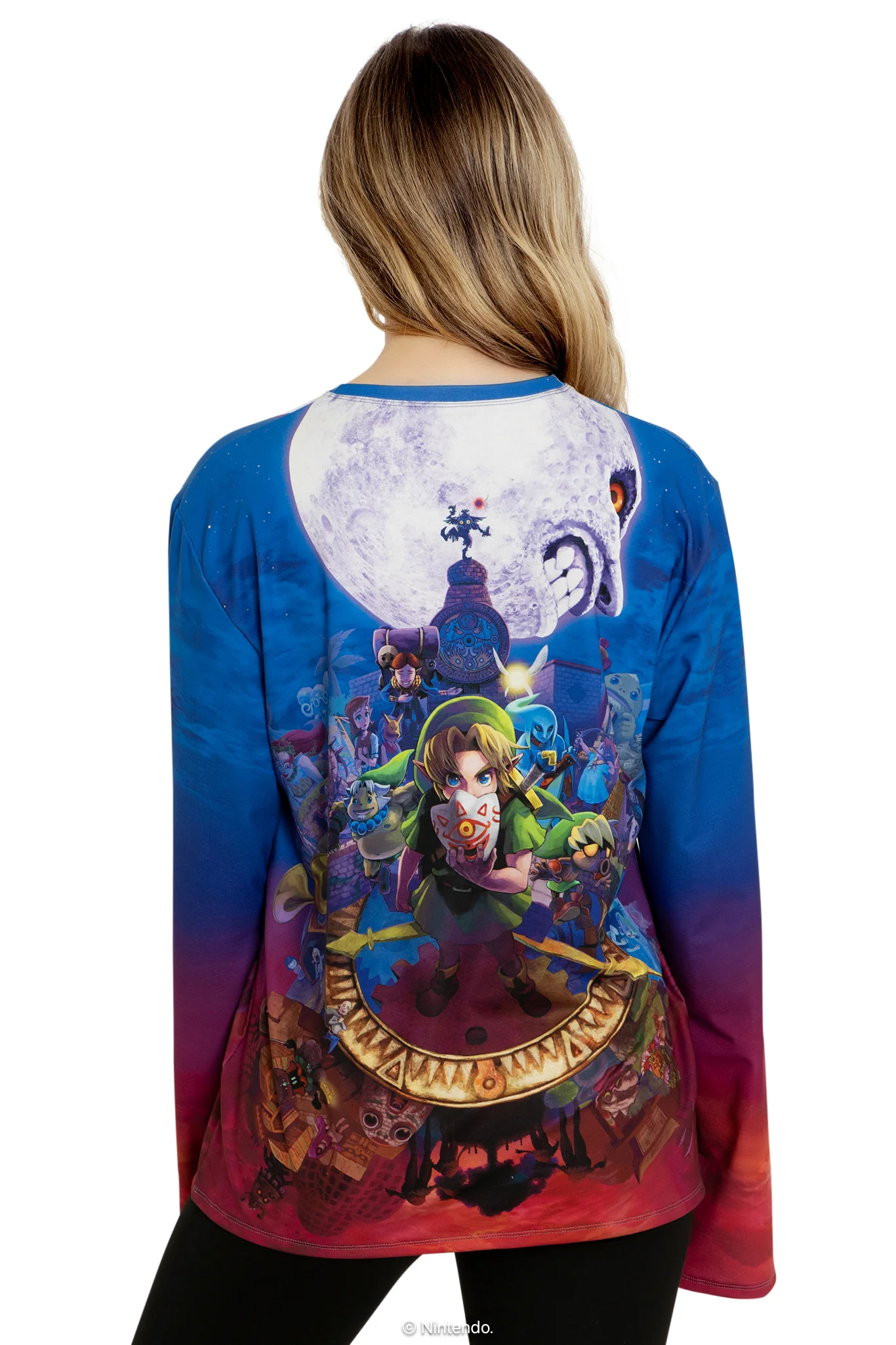 Majora's Mask Cover Long Sleeve Oversized BFT - Image 2