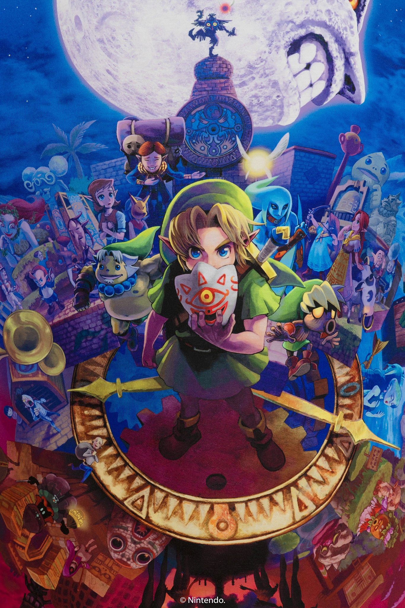 Majora's Mask Cover Long Sleeve Oversized BFT - Image 3