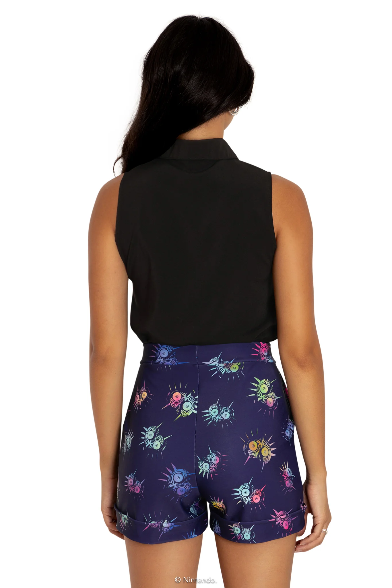 Majora's Mask Cuffed Shorts - Image 2