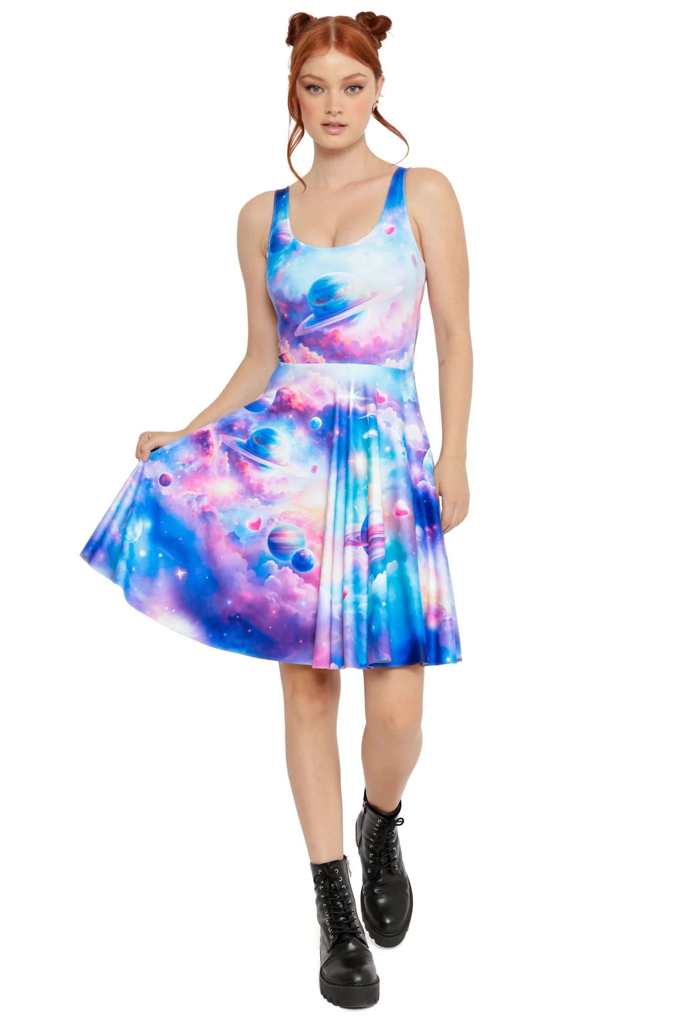 Make My StarBurst Scoop Longline Dress