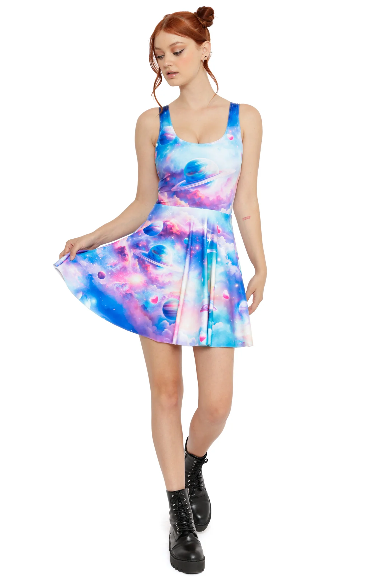 Make My StarBurst Scoop Skater Dress - Image 4