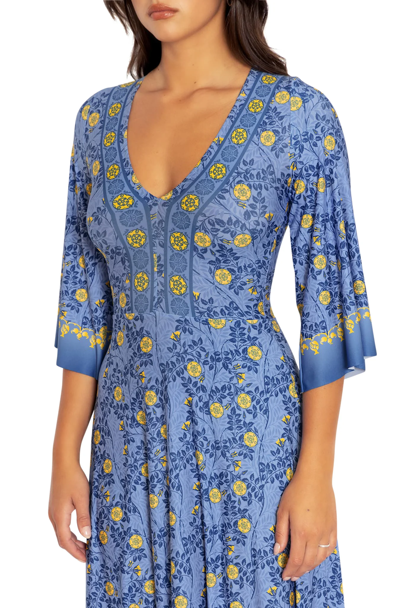 Margaery Tyrell Wide Sleeve Maxi Dress - Image 3