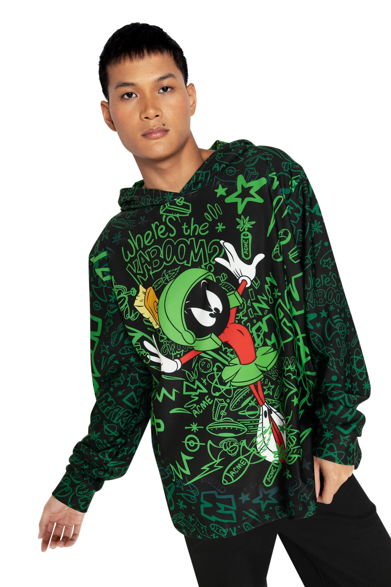 Marvin The Martian Hoodie Sweater - Image 5