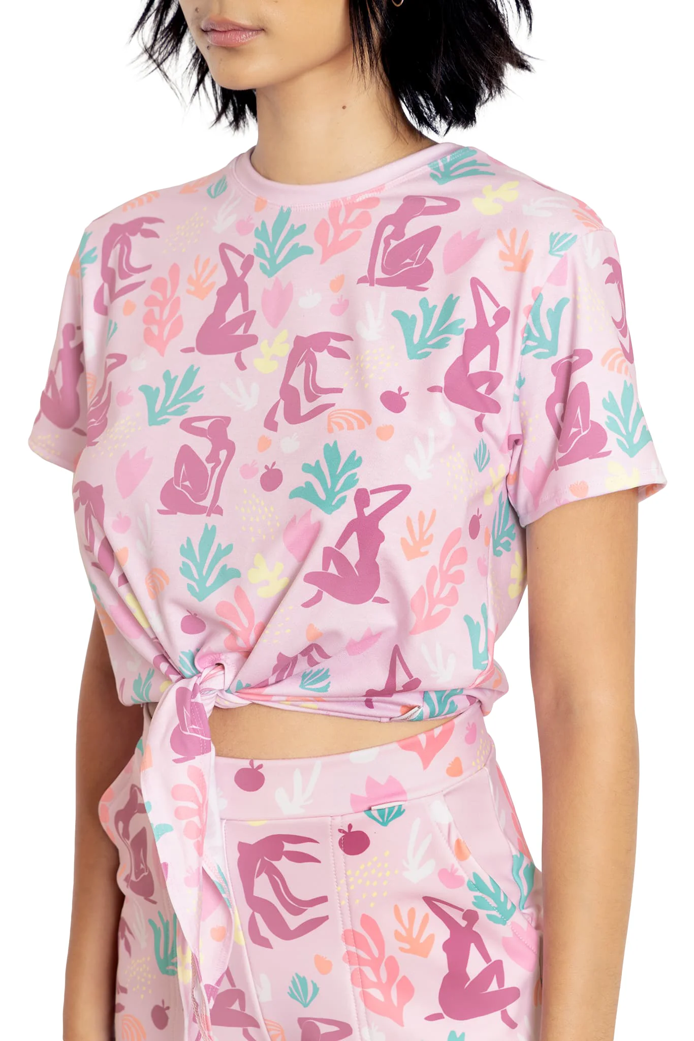 Matisse Figures Tie Front Tee - Image 3