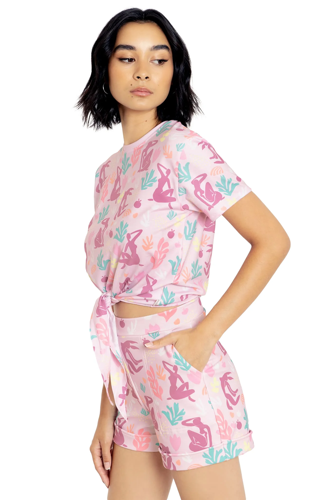 Matisse Figures Tie Front Tee - Image 5