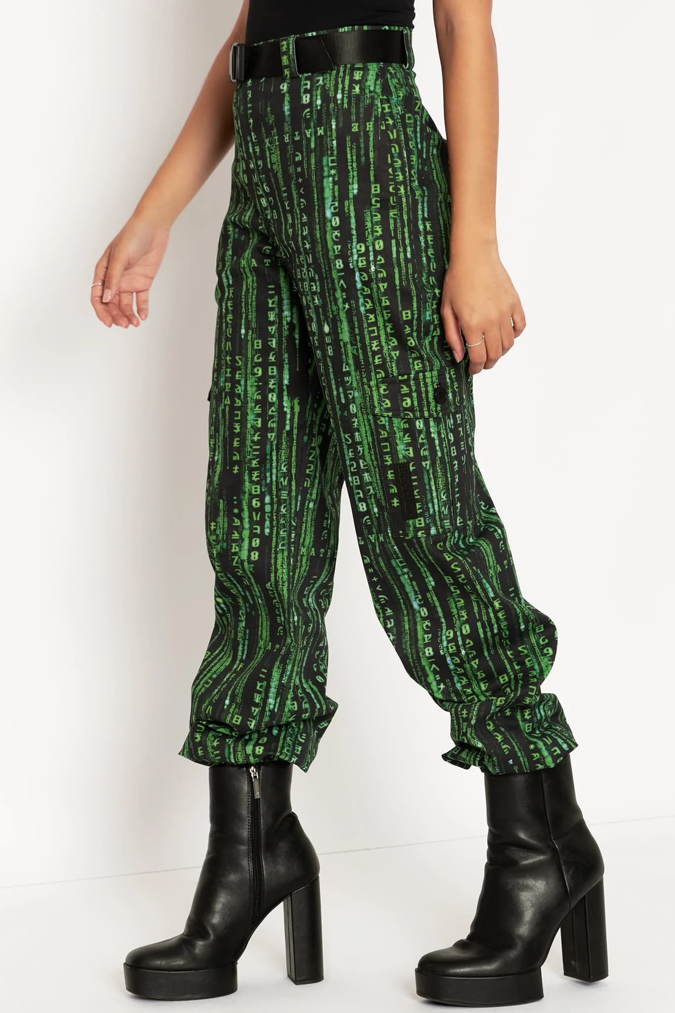 Matrix Code Cargo Pants - Image 3