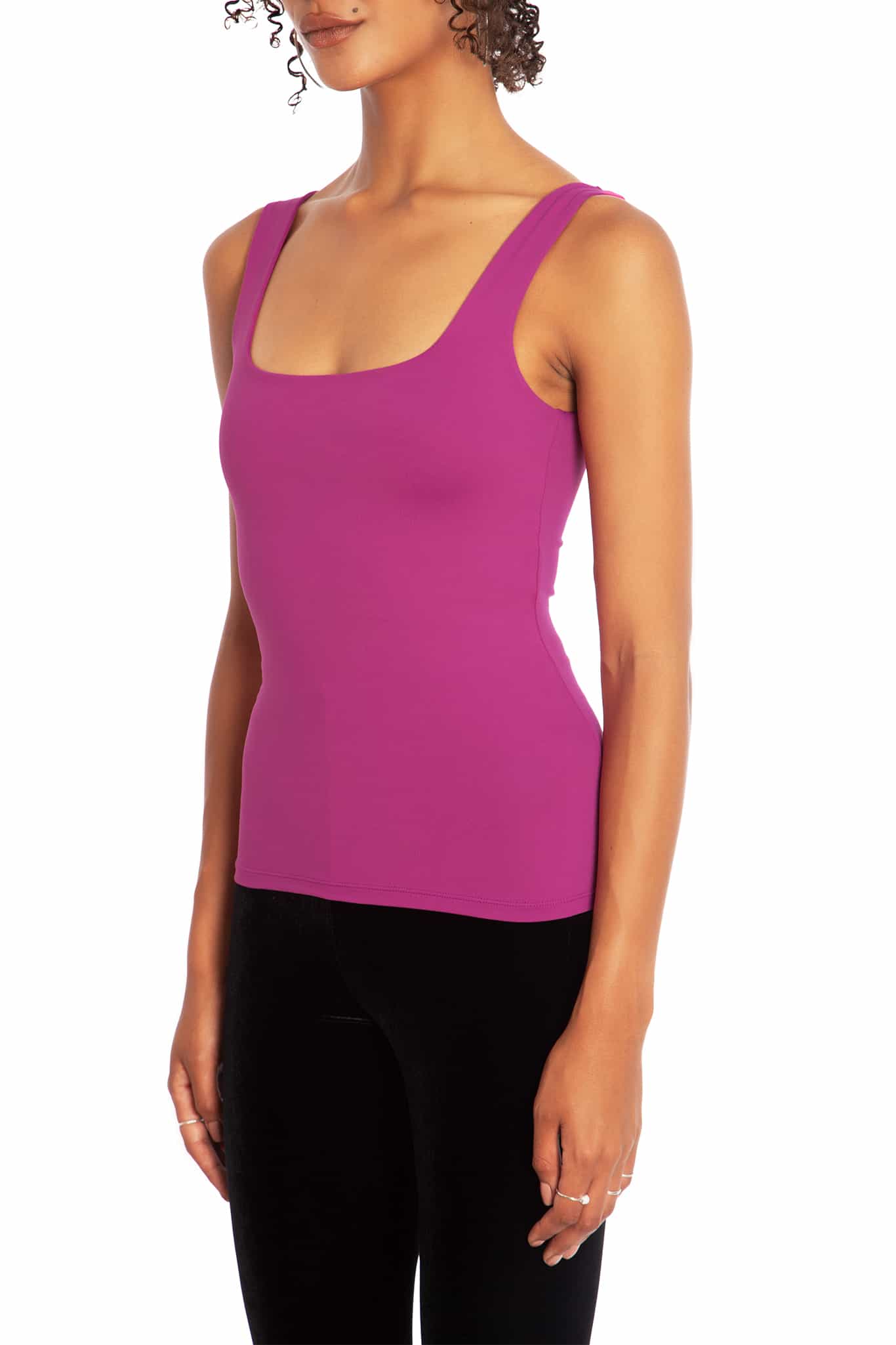 Matte Fuchsia Tank Top - Image 3