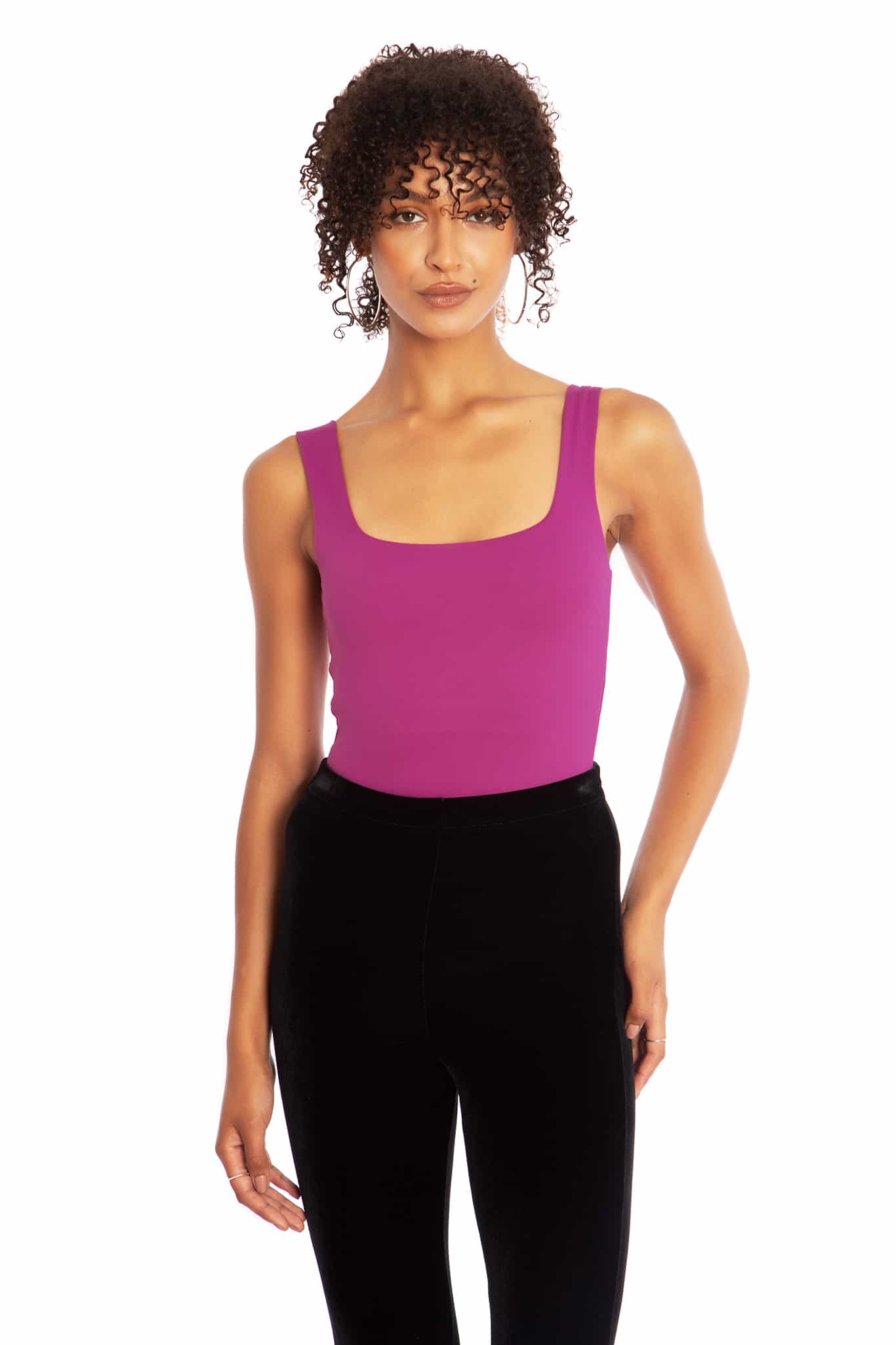 Matte Fuchsia Tank Top - Image 5