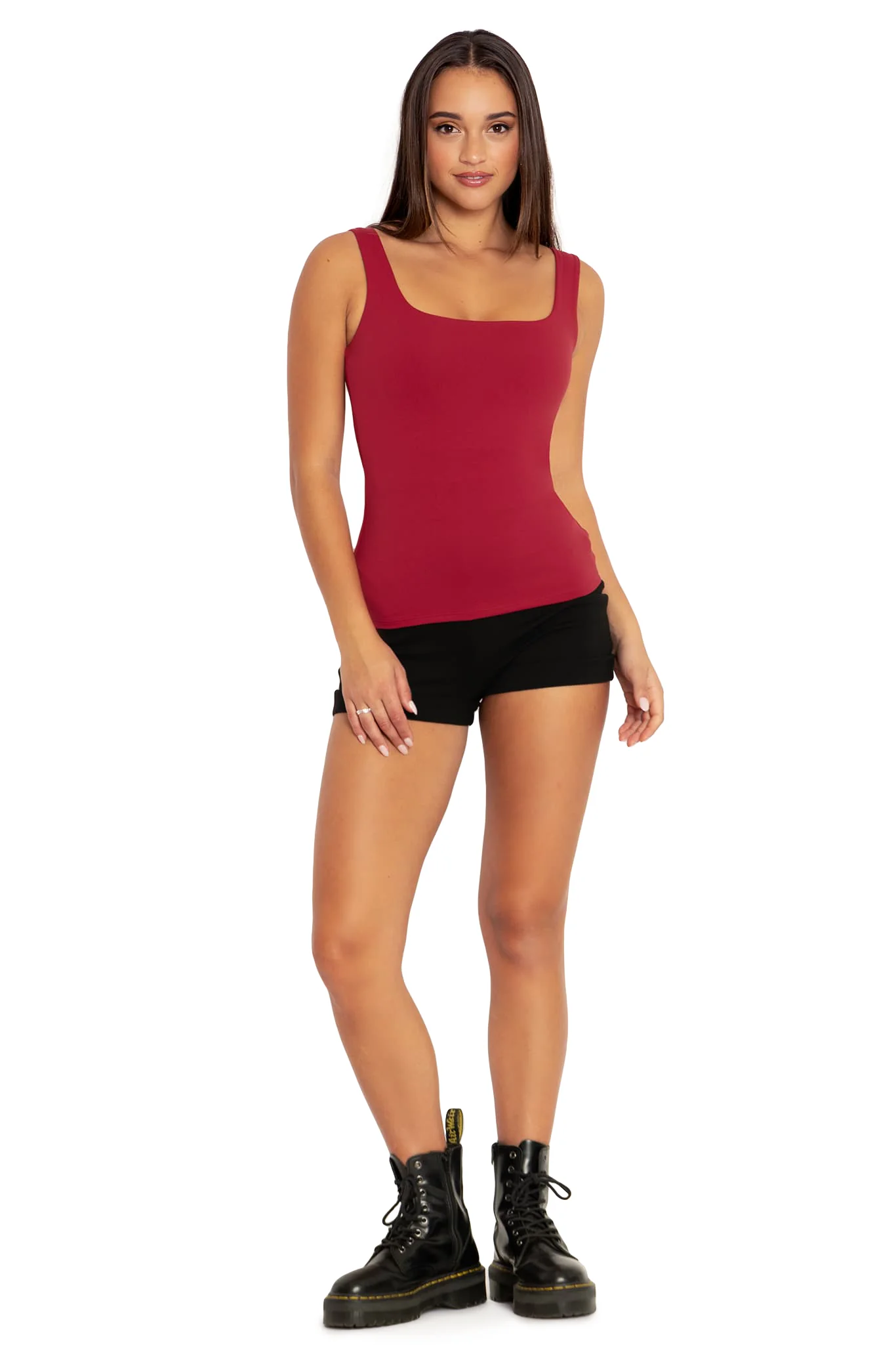 Matte Scarlet Tank Top - Image 4