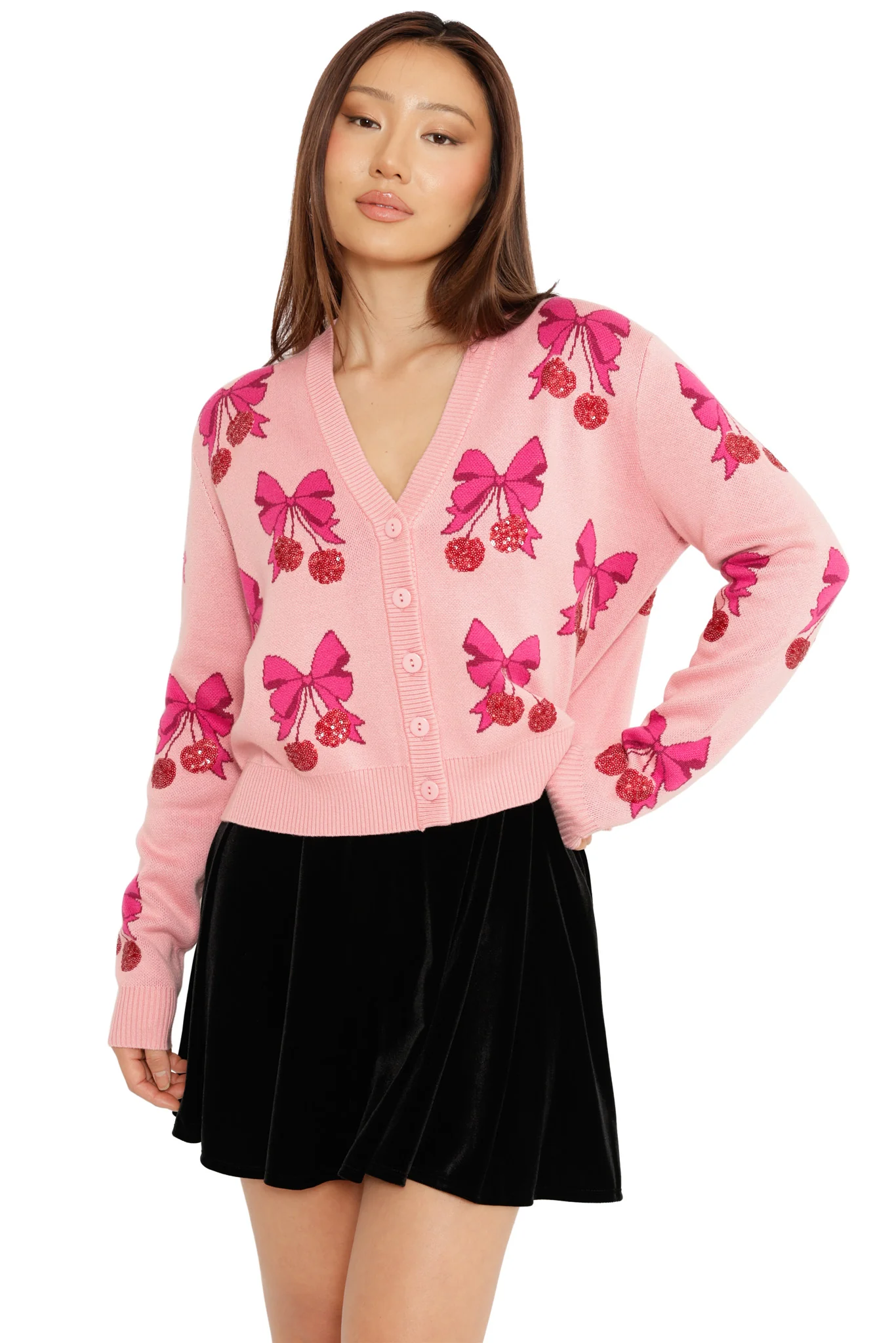 Merry Berry Knit Cardigan - Image 6