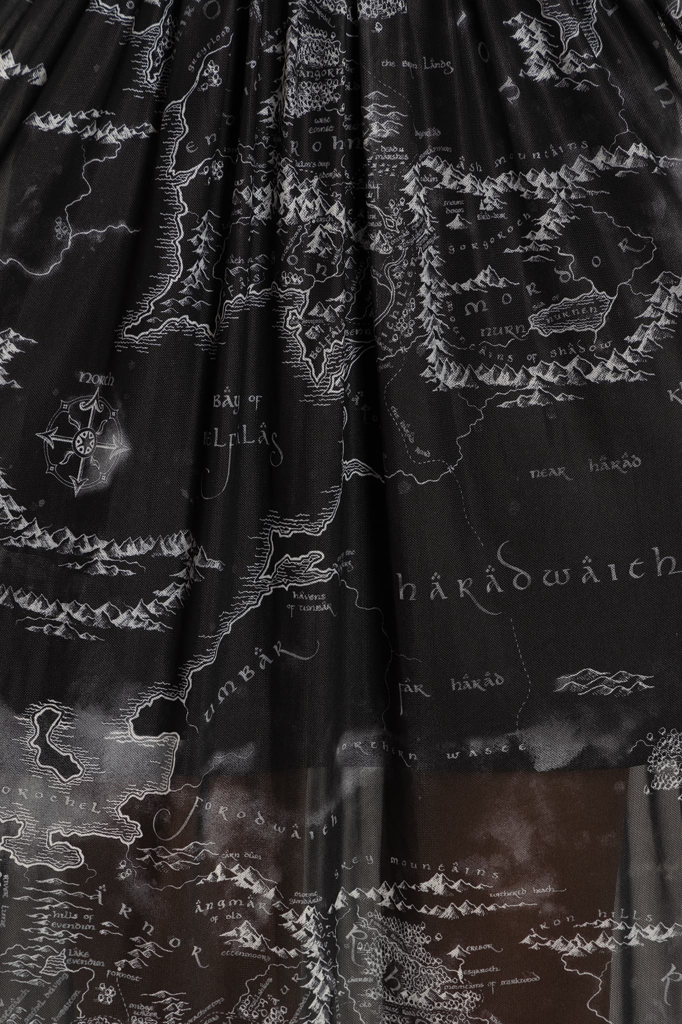 Middle-earth Map Black Stellar Dress - Image 5