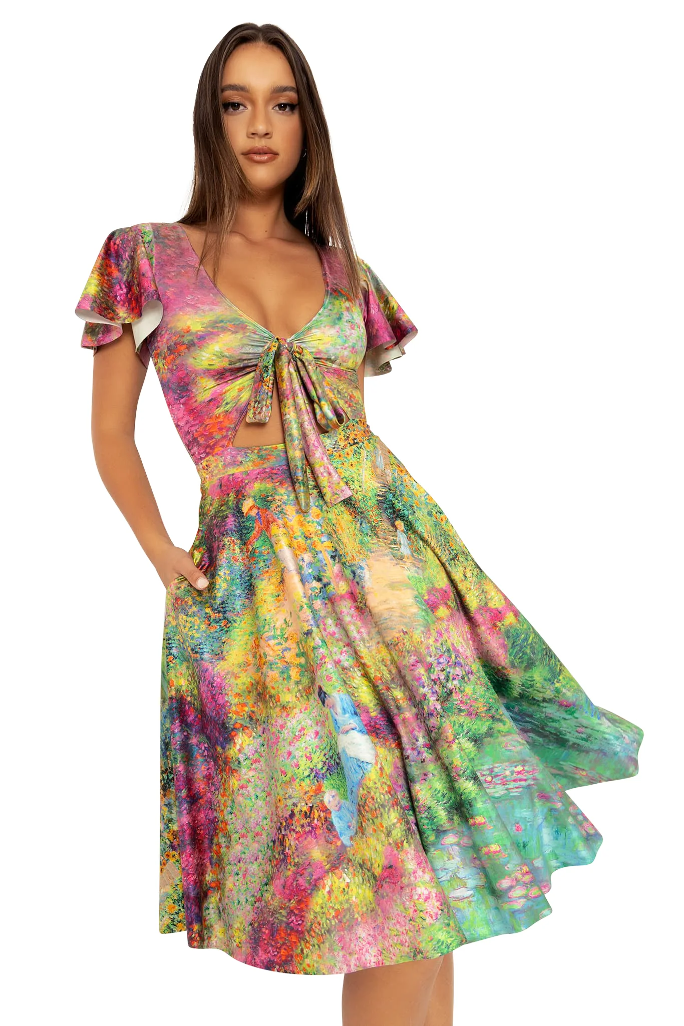Montage Monet Rio Midi Dress - Image 8