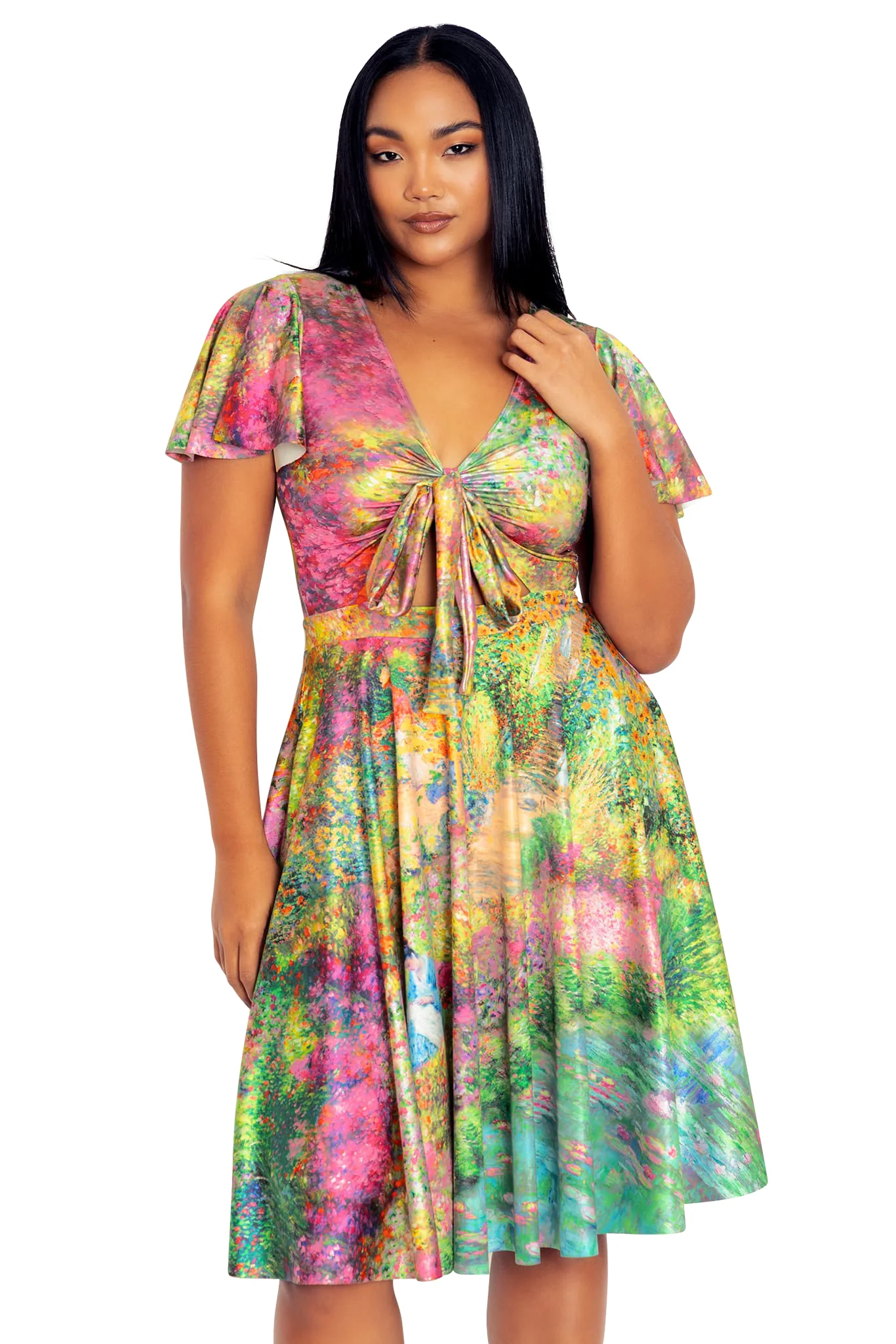 Montage Monet Rio Midi Dress - Image 9