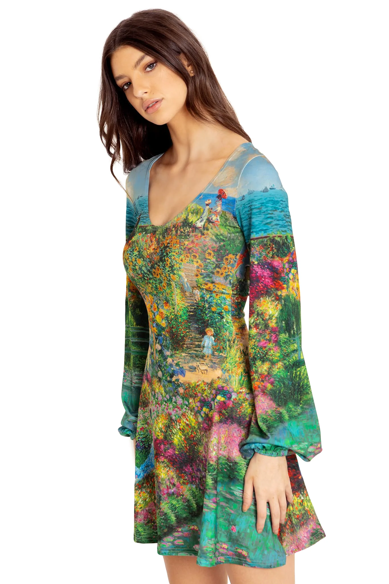 Montage Monet Scoop Bishop Dress - Image 5