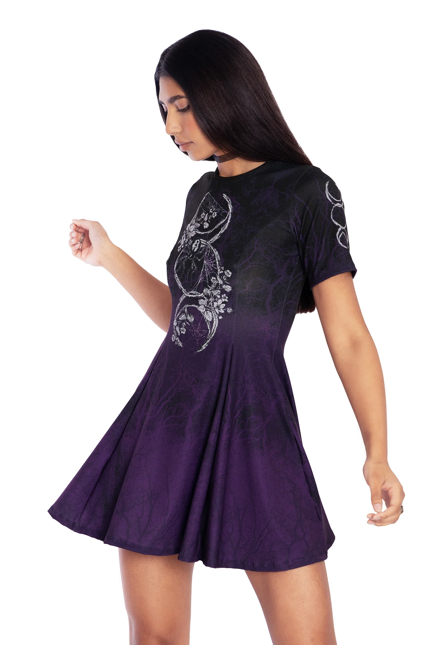 Moon Magic Evil Tee Dress - Image 5