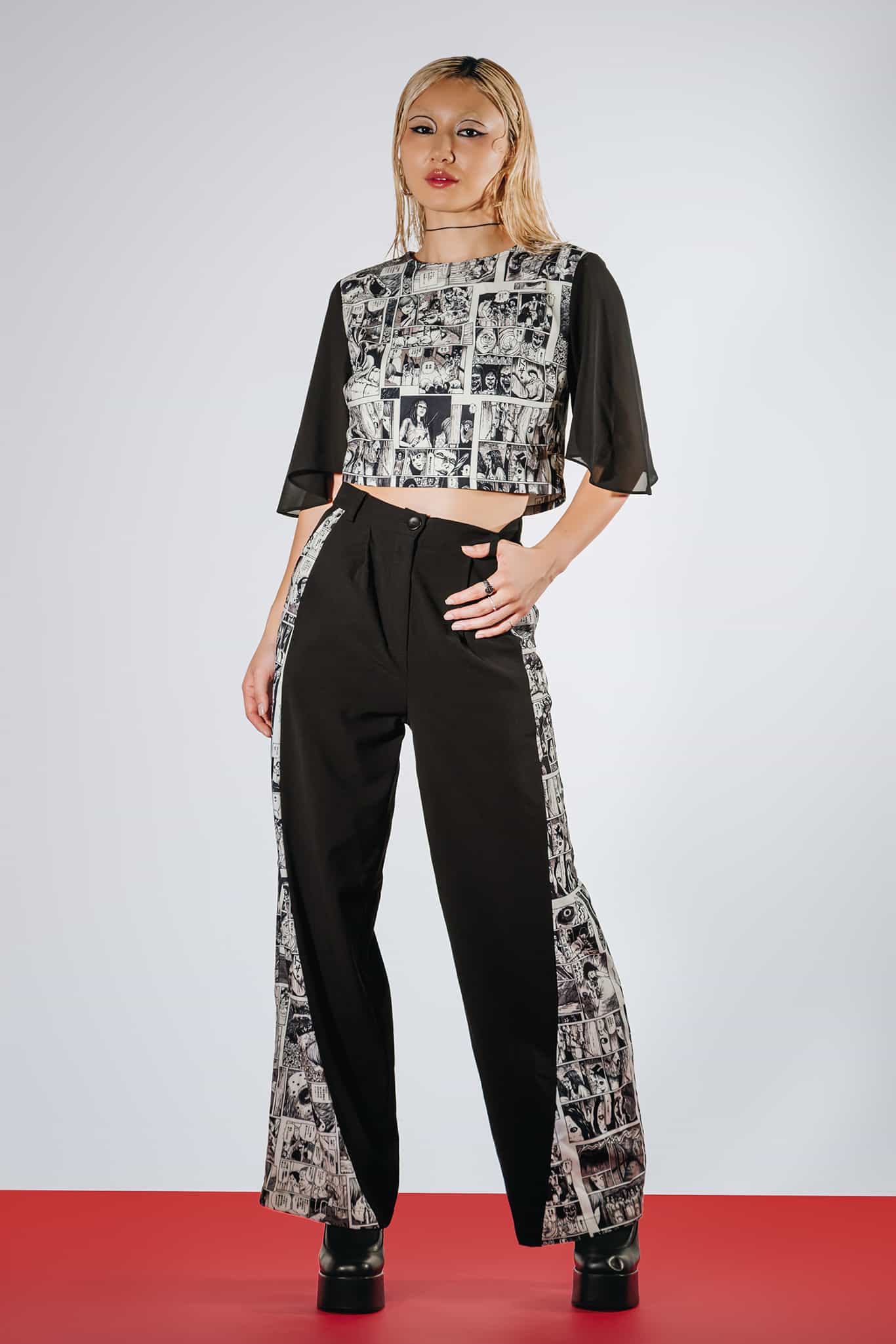 Mosquitoes Panelled Work It Pants - Image 7