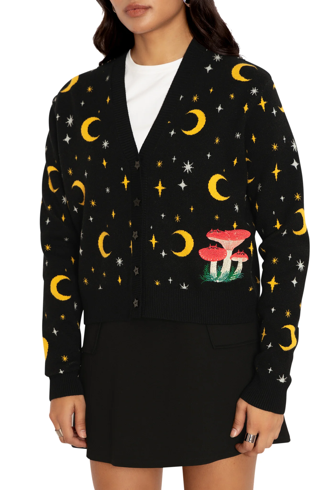 Mushroom Cats Cardigan - Image 3