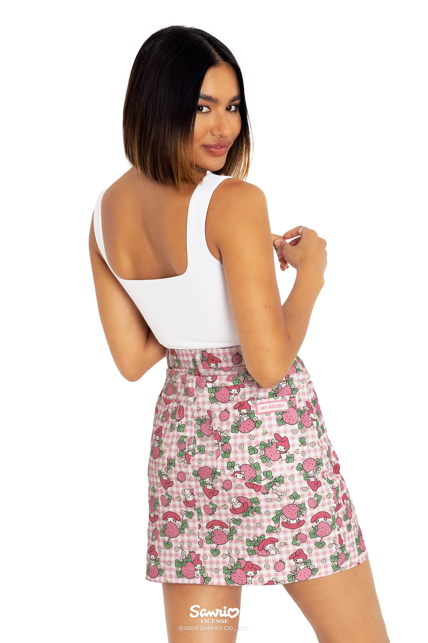 My Melody Strawberry Fields Pocket Mini Skirt - Image 2