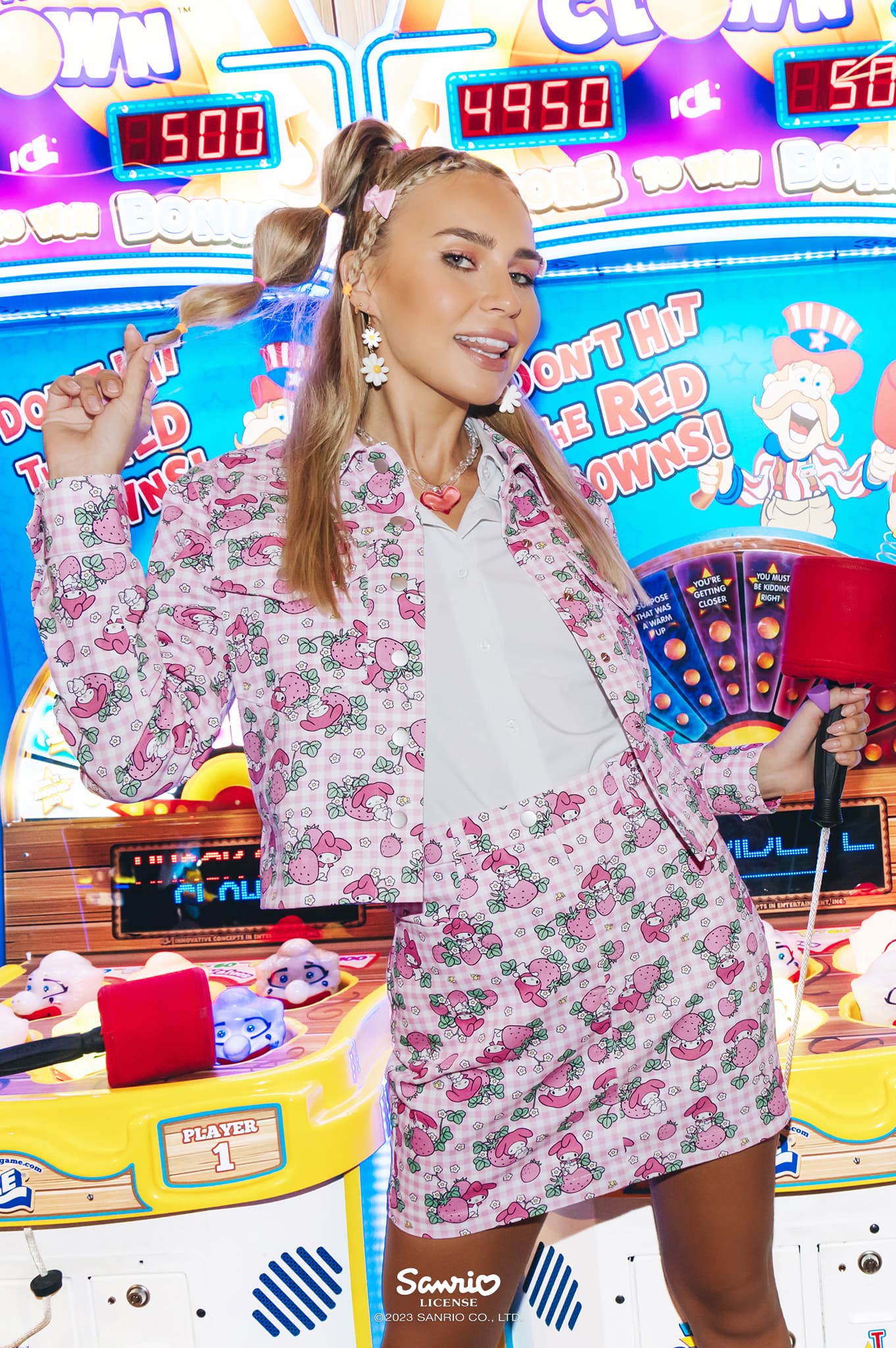 My Melody Strawberry Fields Pocket Mini Skirt - Image 4