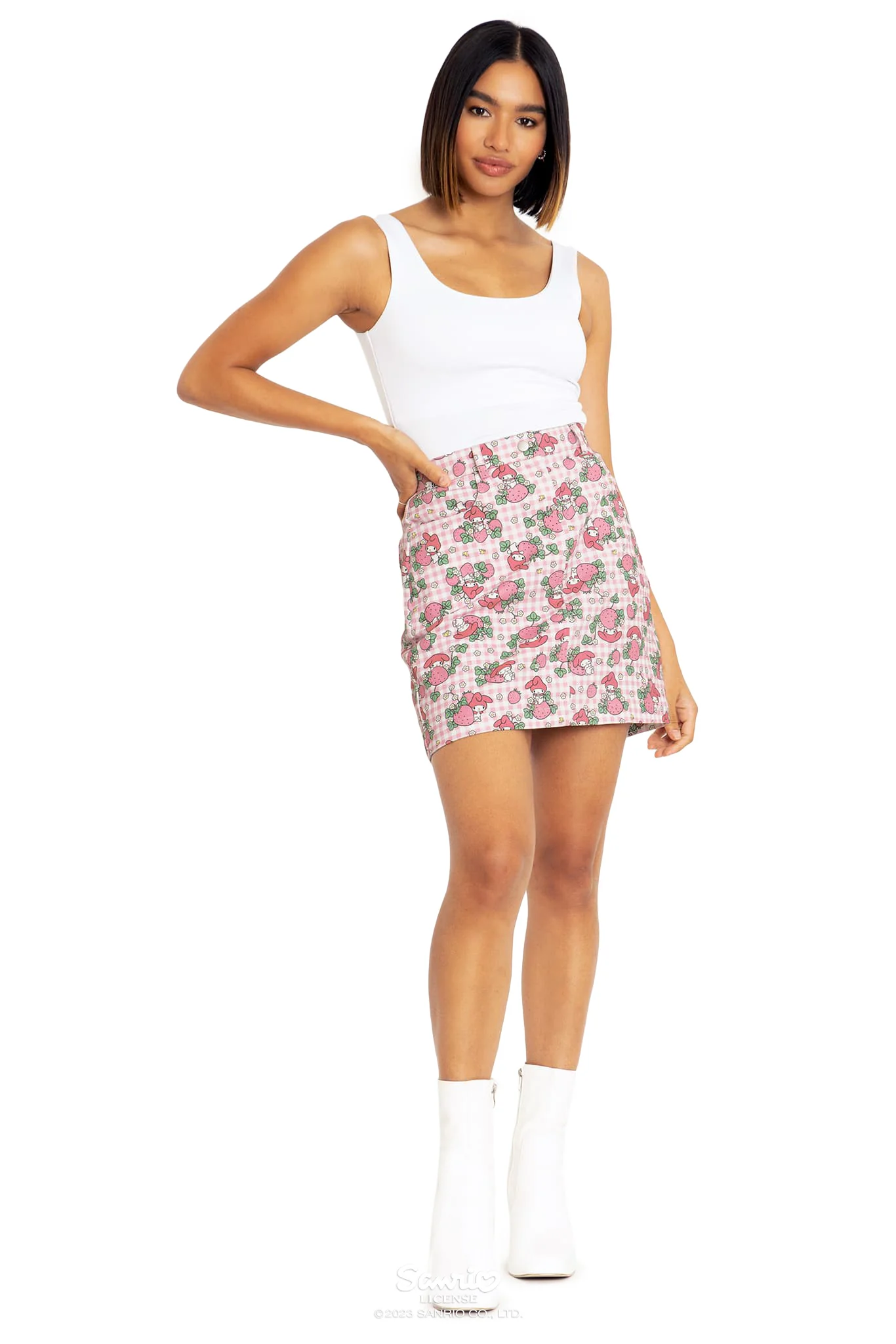 My Melody Strawberry Fields Pocket Mini Skirt - Image 6