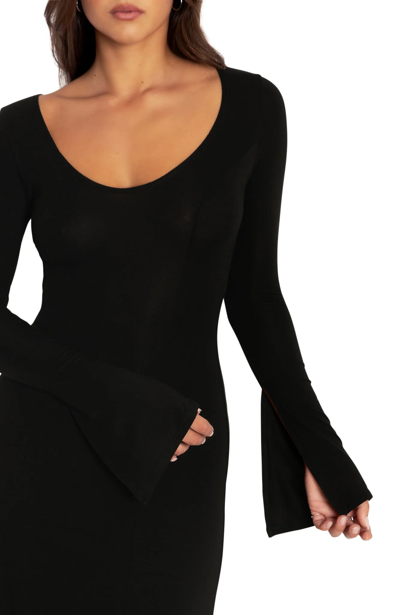 Mythos Split Sleeve Maxi Dress - Image 3