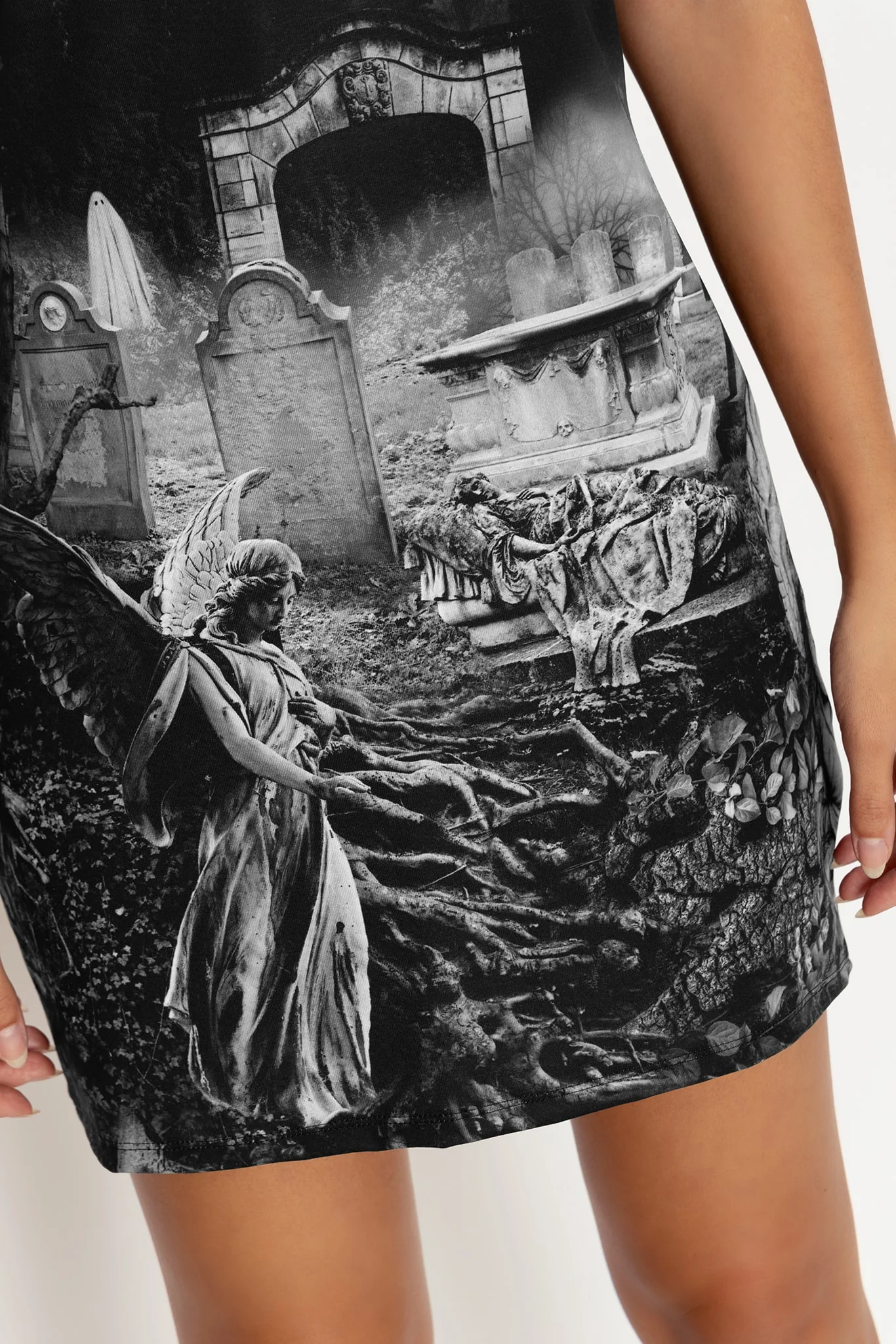 Necropolis Tee Dress - Image 6