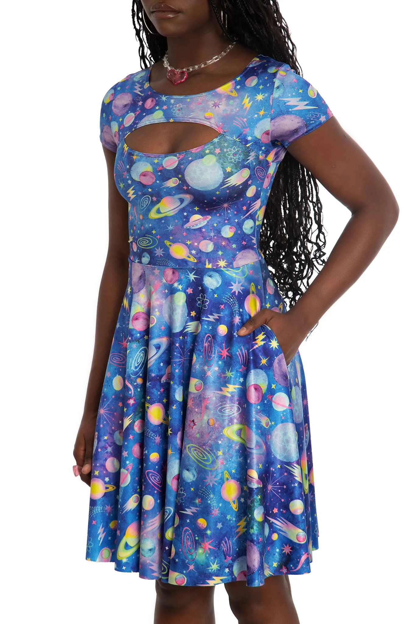 Nineties Universe Peephole Longline Dress - Image 3