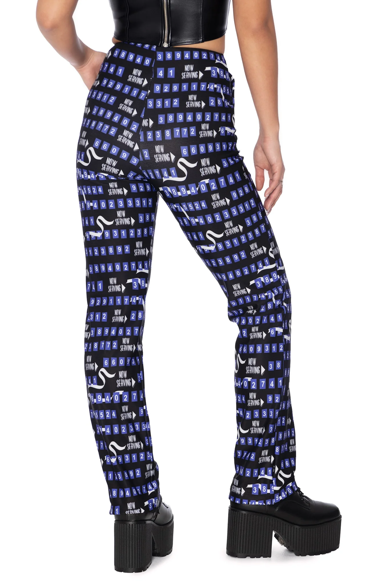 Now Serving High Waisted Straight Leg Pants - Image 2
