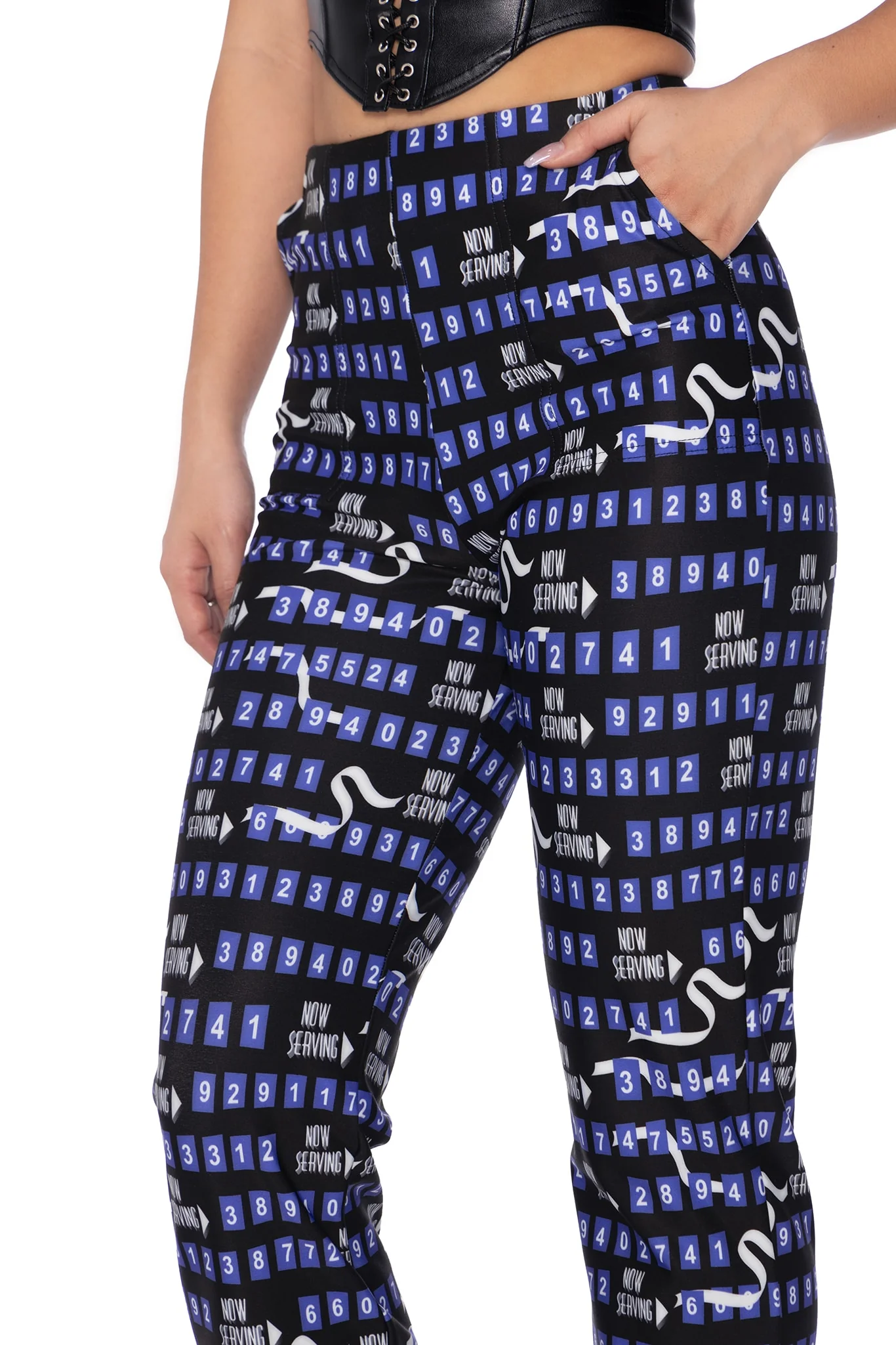 Now Serving High Waisted Straight Leg Pants - Image 6
