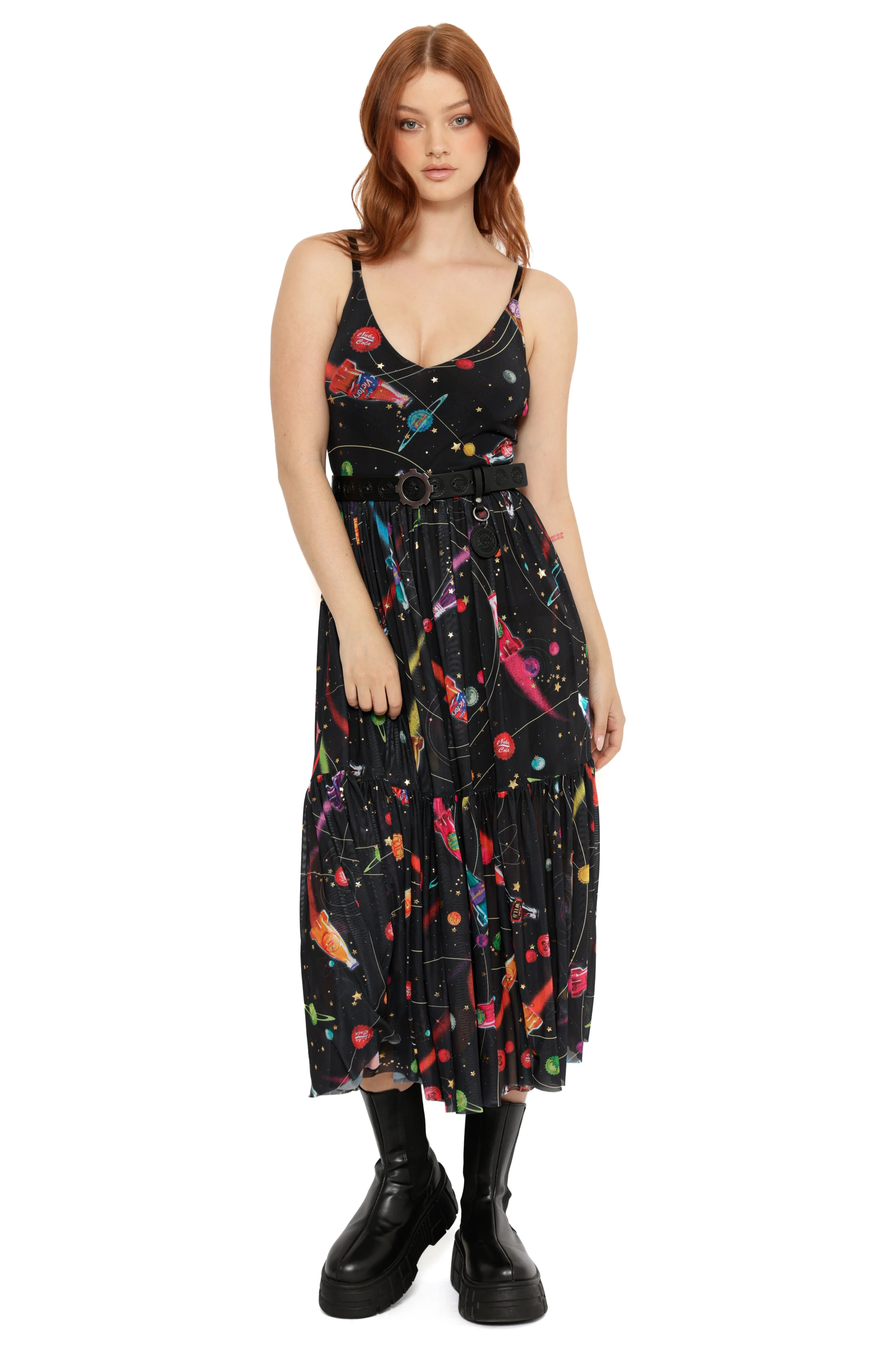 Nuka-Space Sheer Midaxi Dress - Image 6