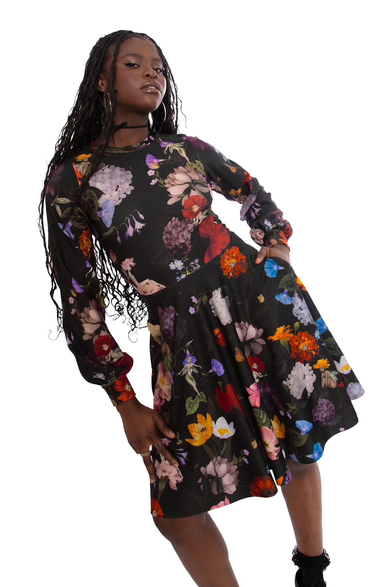 Nymph Garden Bishop Longline Dress - Image 7