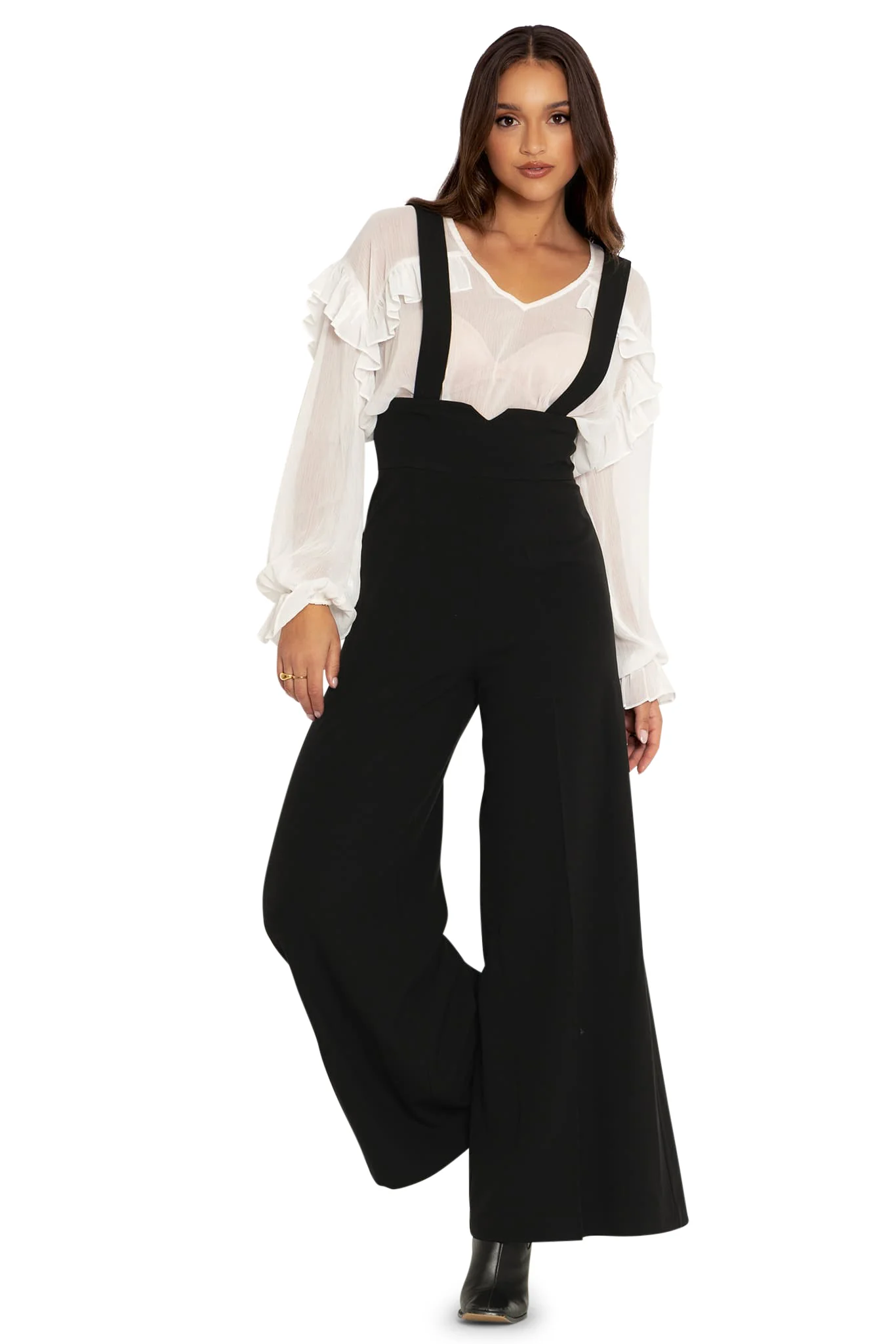 Oh High There Suspender Pants