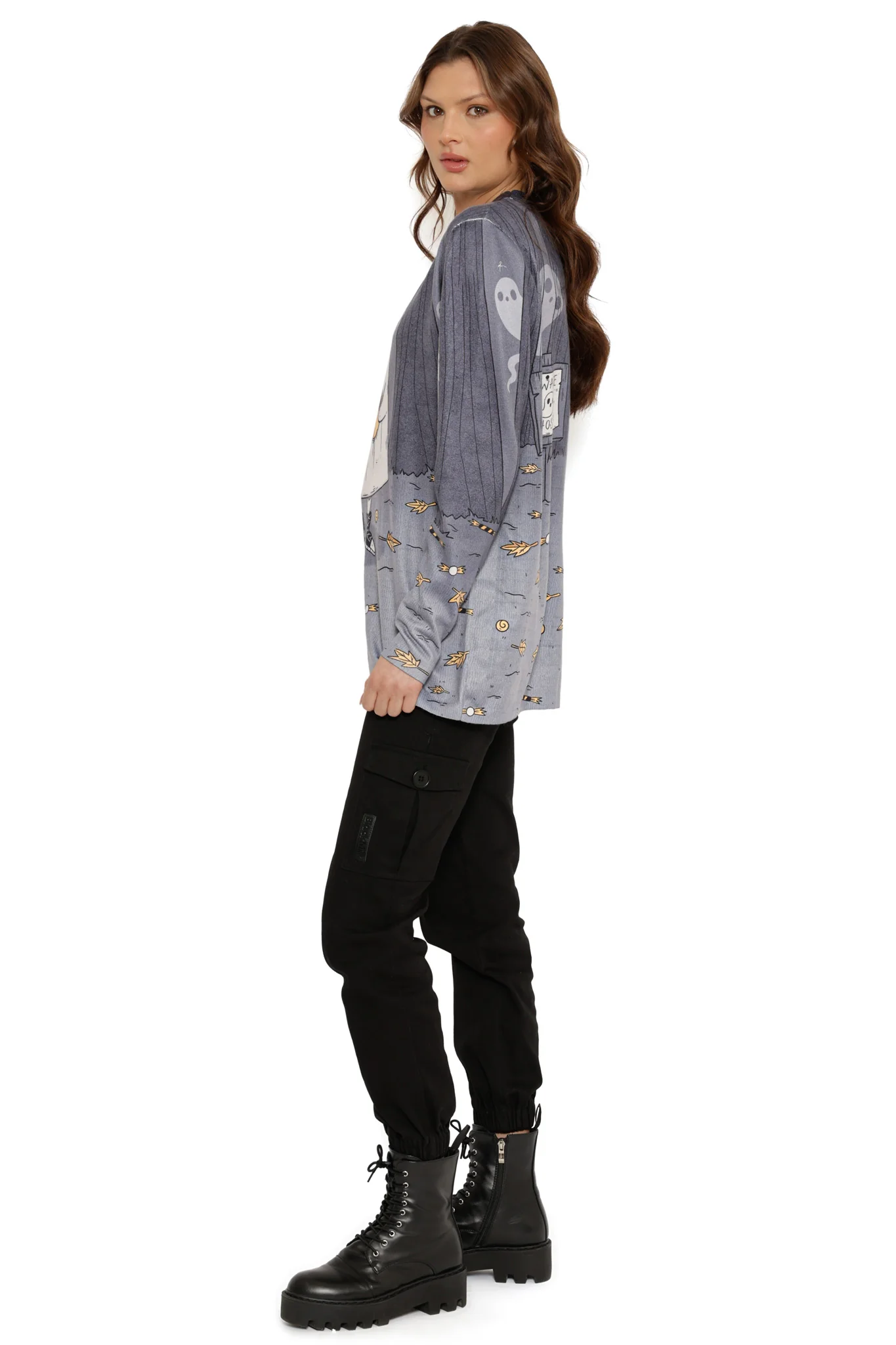Oh Sheet! Ghostie Printed Knit Sweater (Seconds) - Image 5