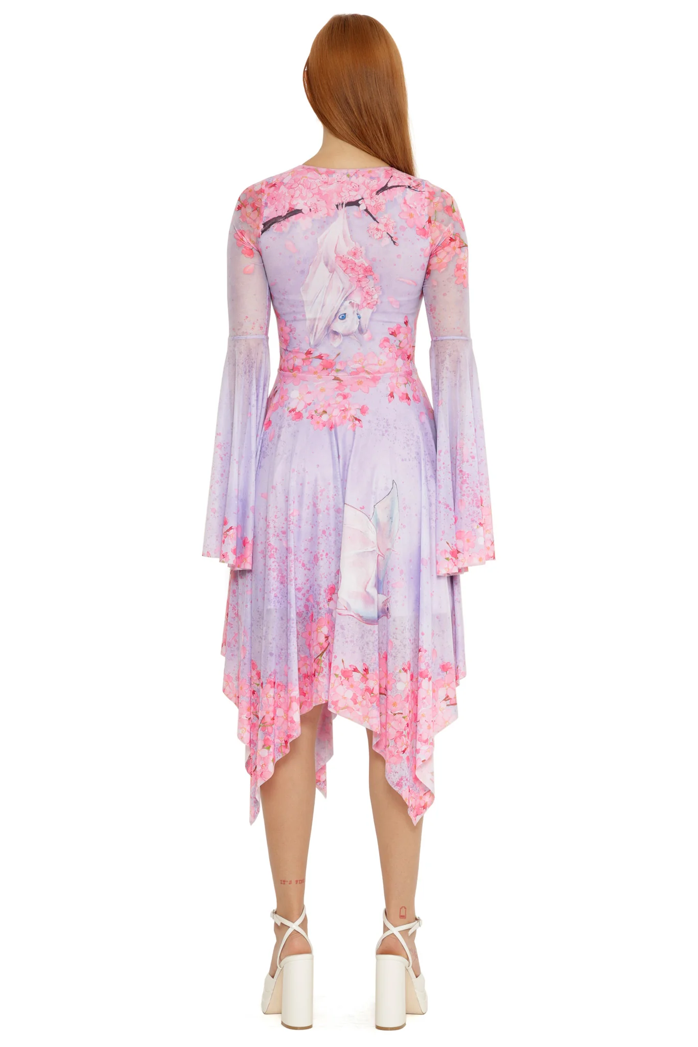 Pearl in Sakura Spectre Handkerchief Dress - Image 7
